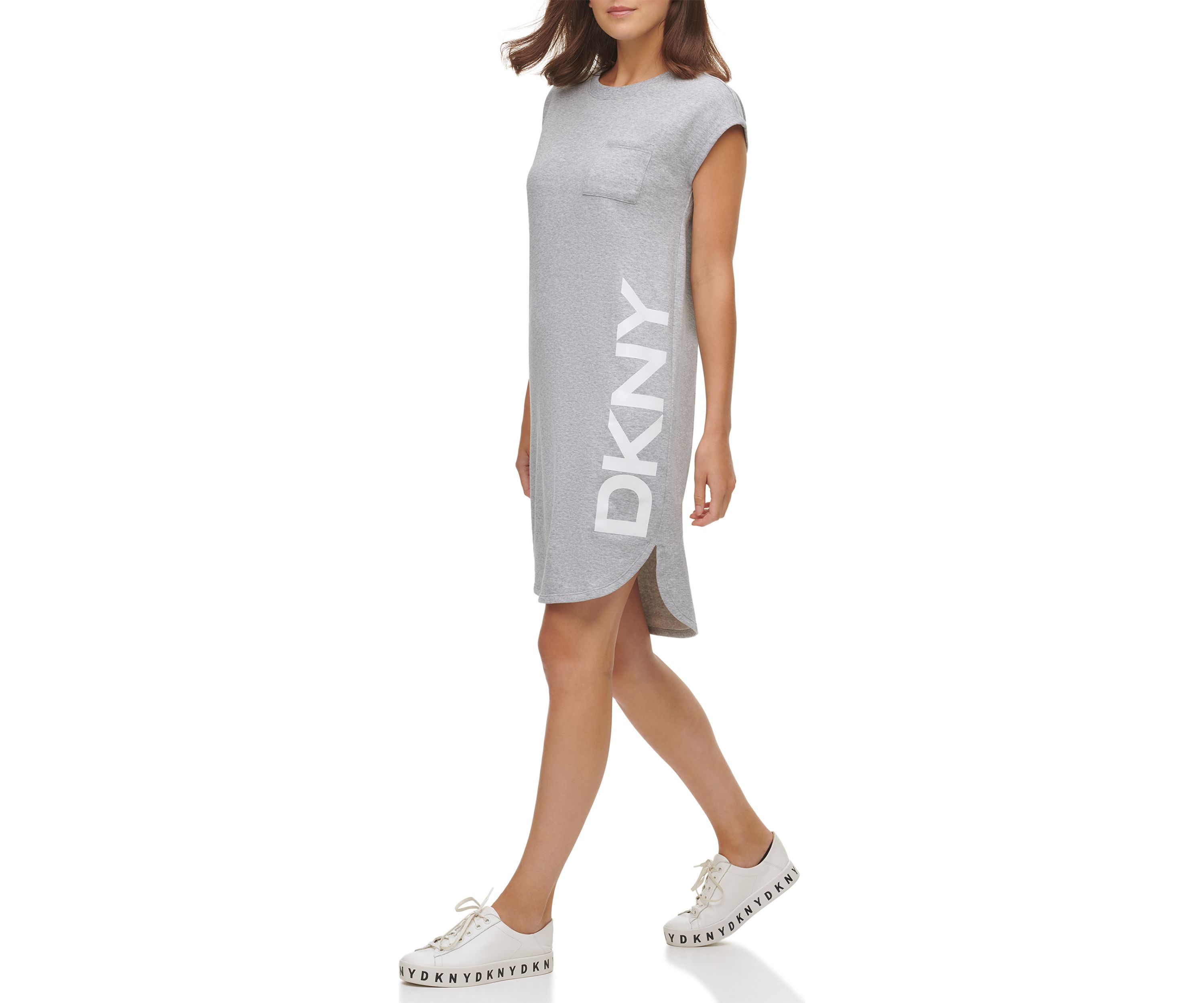 Short Sleeve Logo Pocket Dress