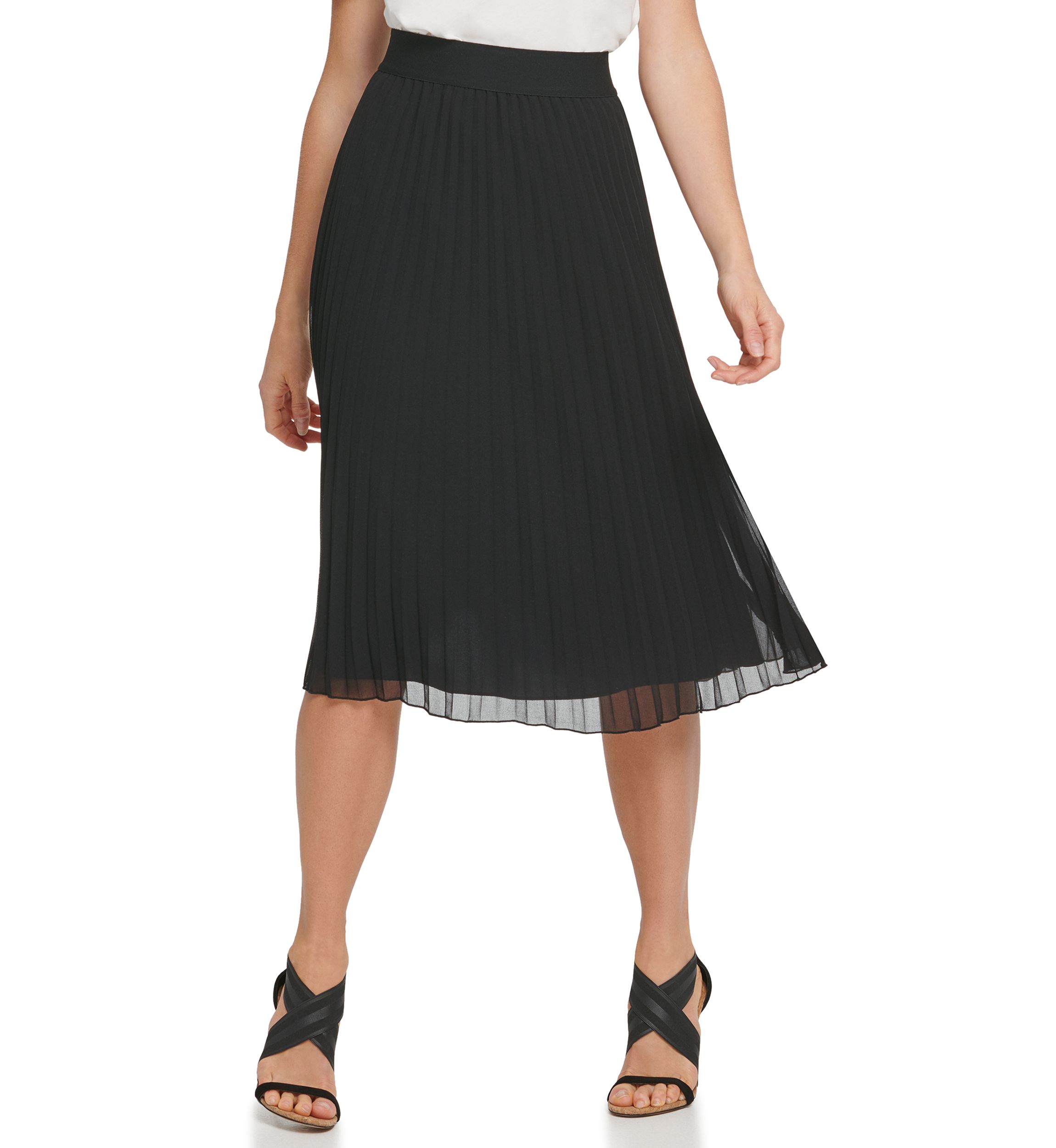 Foundation Pull On Pleated Skirt