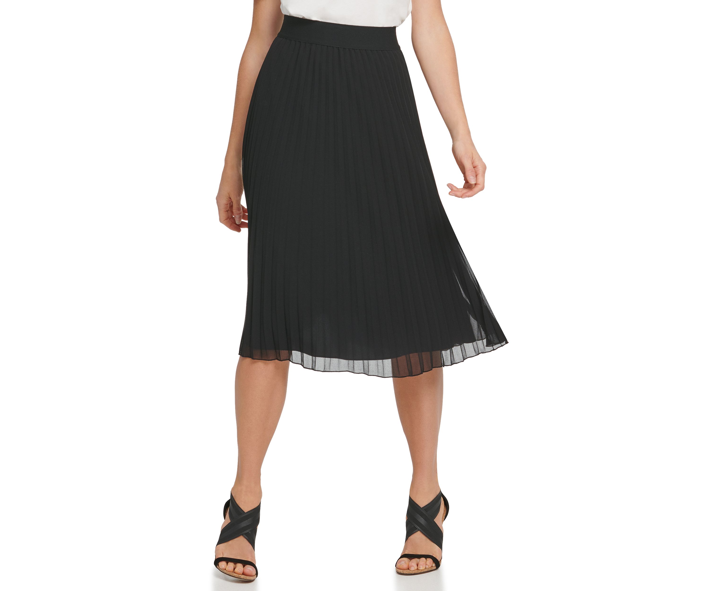 Foundation Pull On Pleated Skirt