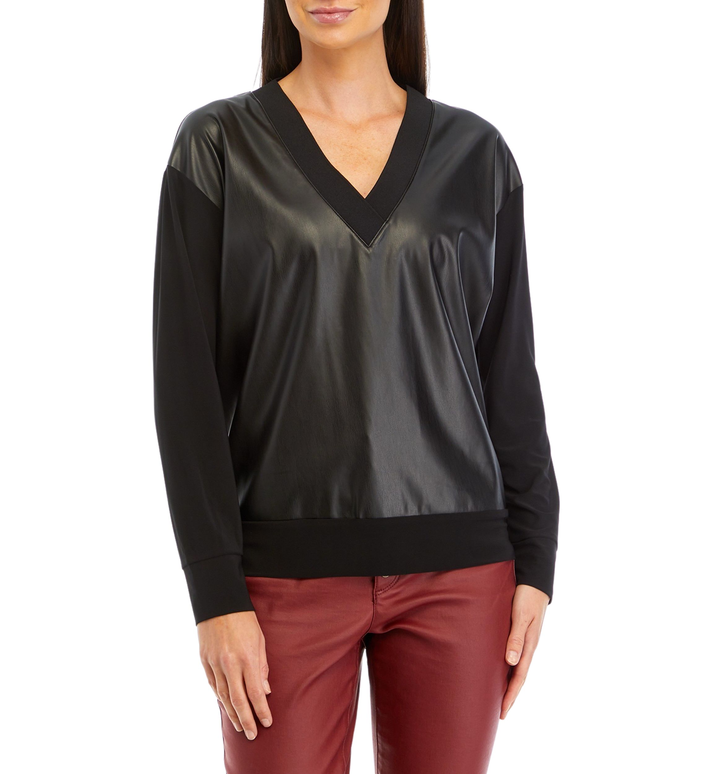 Womens V-Neck Sweatshirt