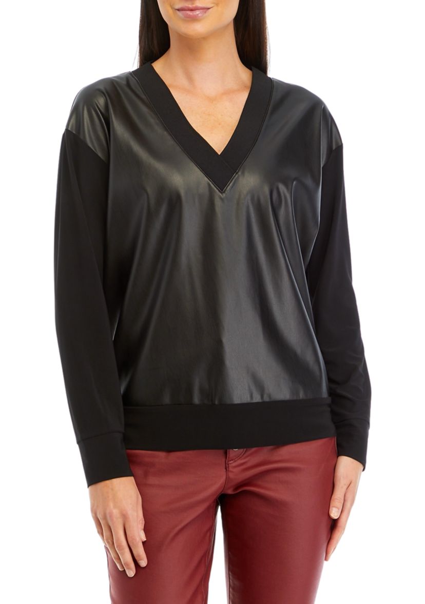 Womens V-Neck Sweatshirt