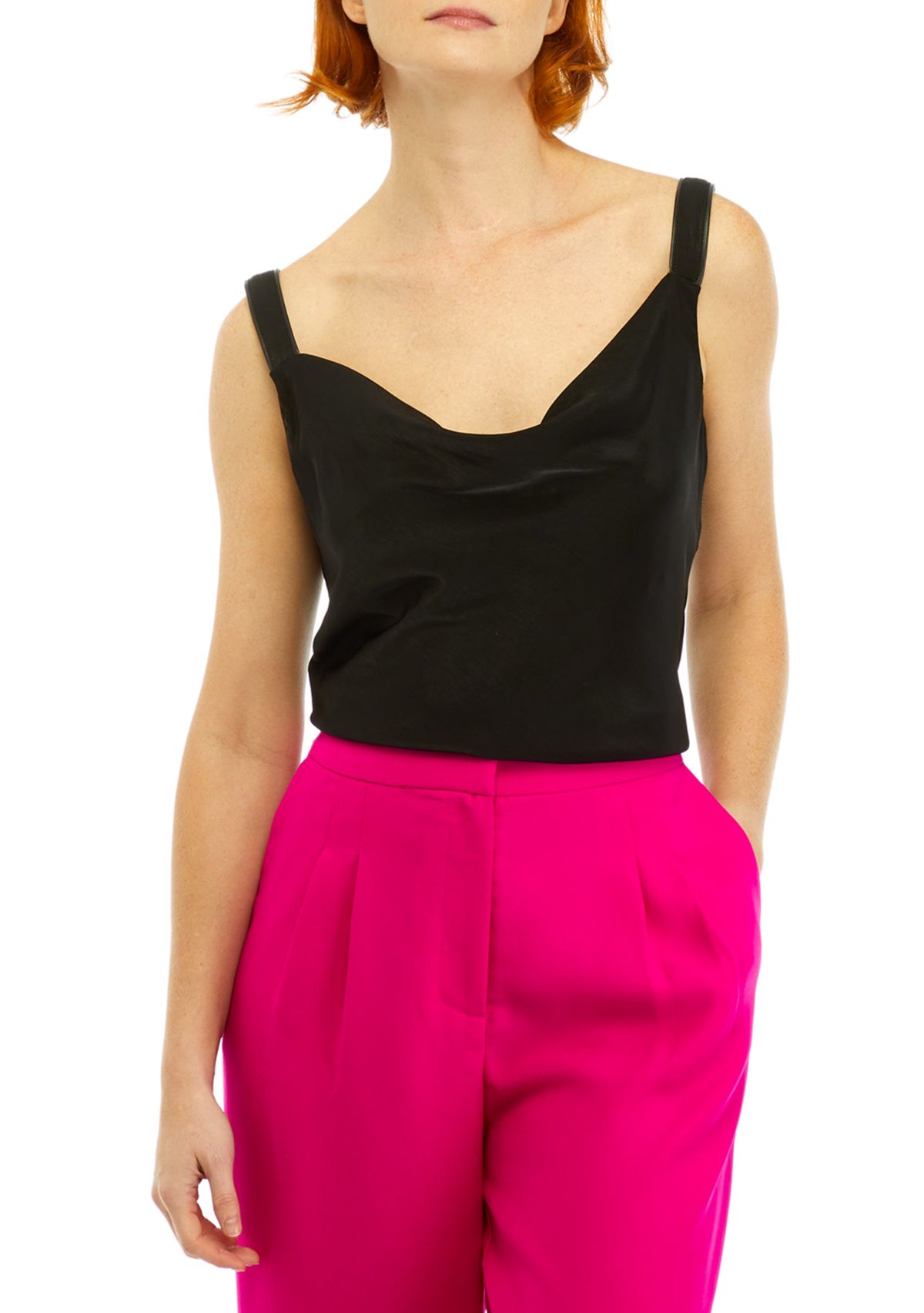 Womens Supple Satin Tank Top