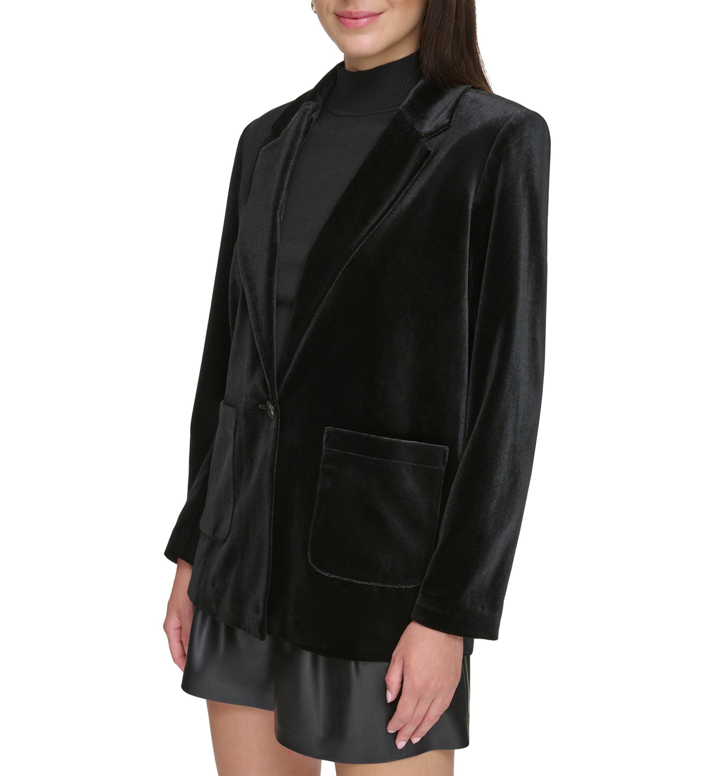 Womens Long Sleeve 2 Pocket Blazer