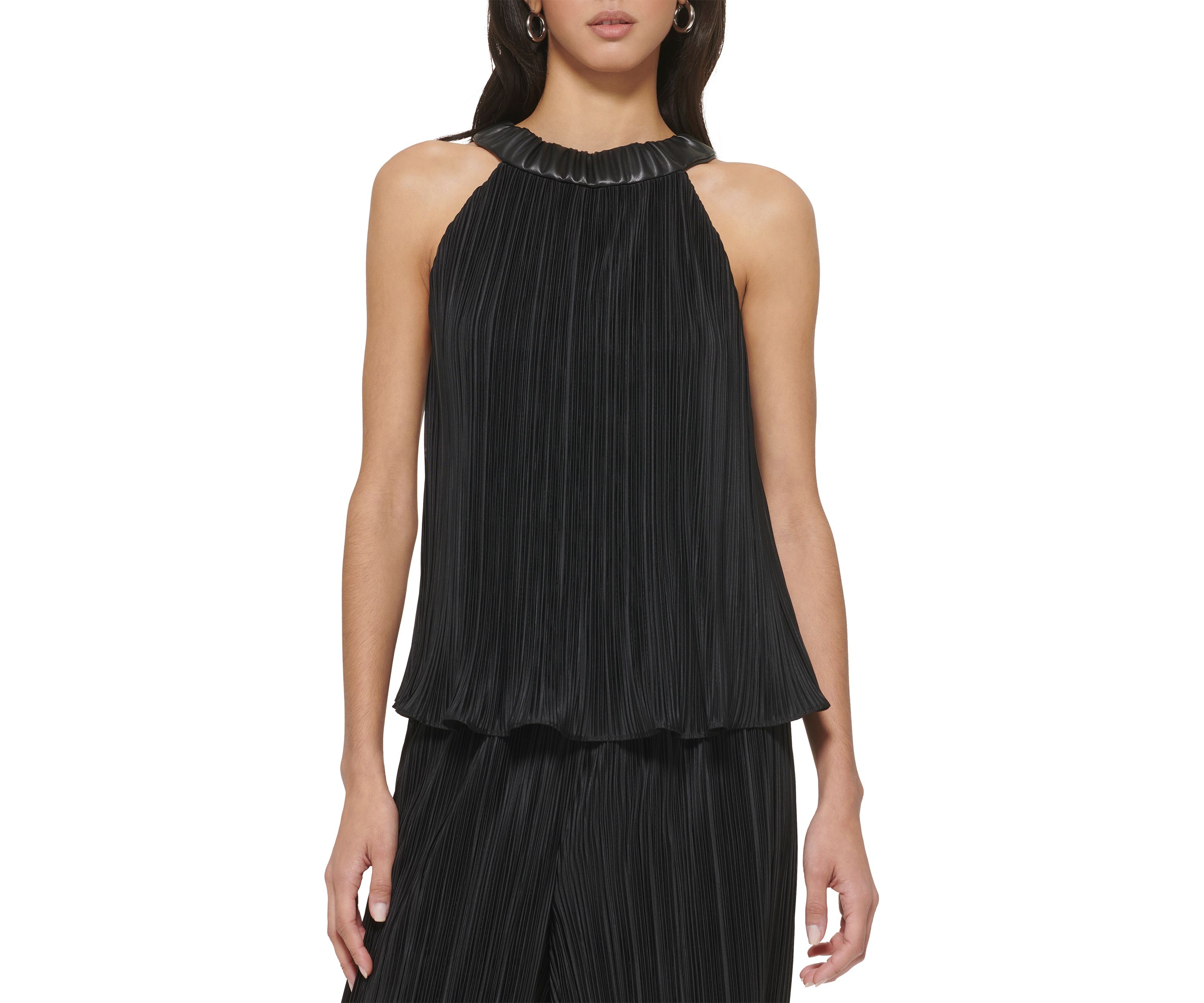 Womens Plisse Cami 