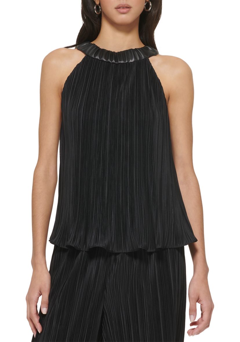 Womens Plisse Cami 