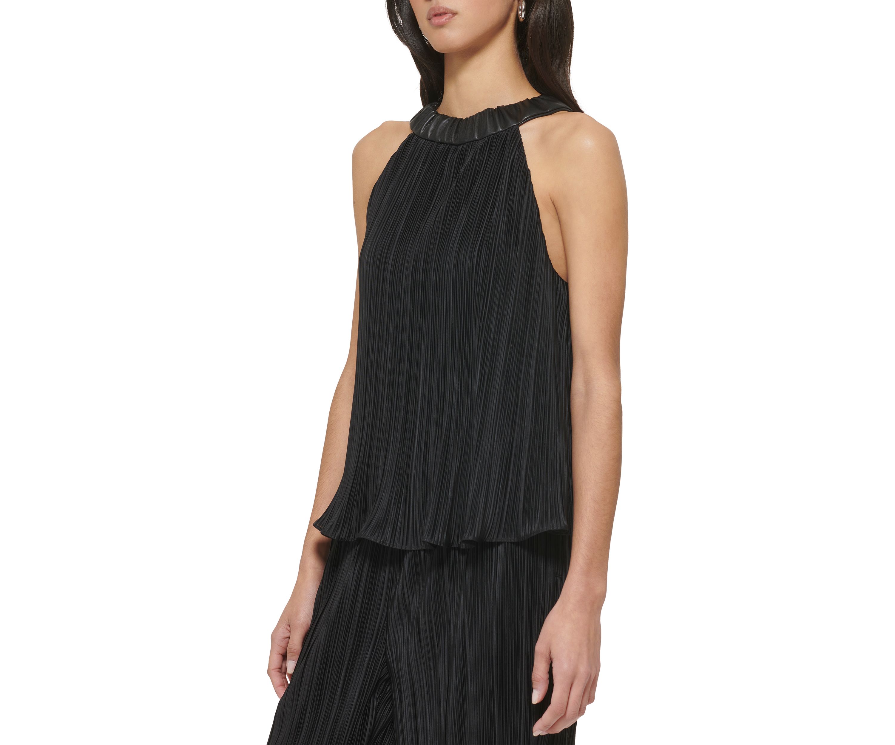 Womens Plisse Cami 