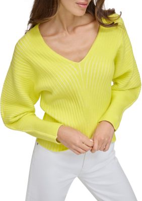 Dkny Sport Plus Womens Logo Activewear Pullover Top In Yellow