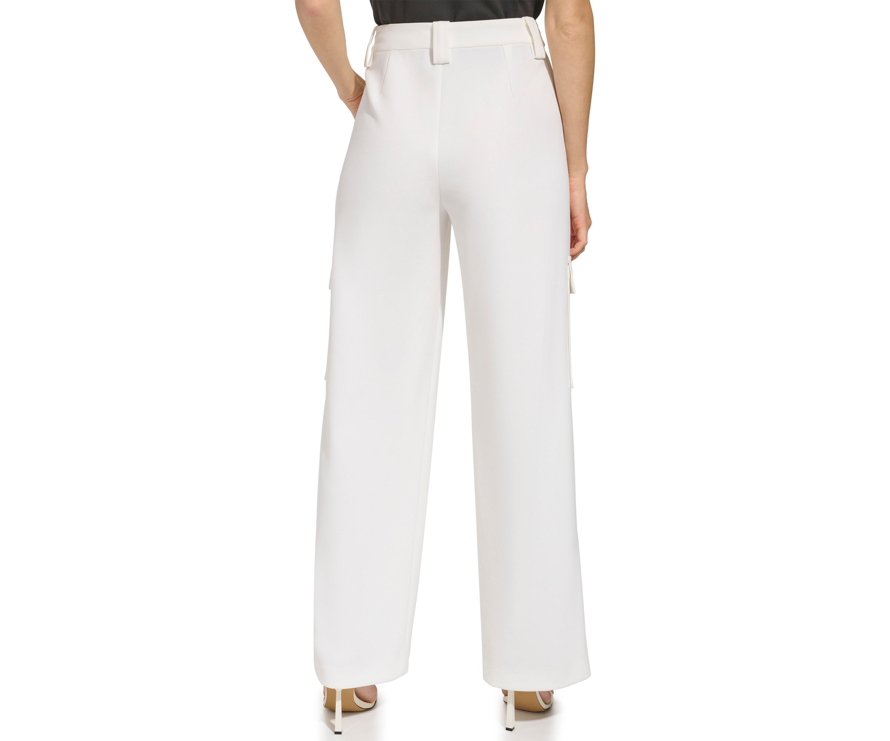 Womens Cargo Wide Leg Pants