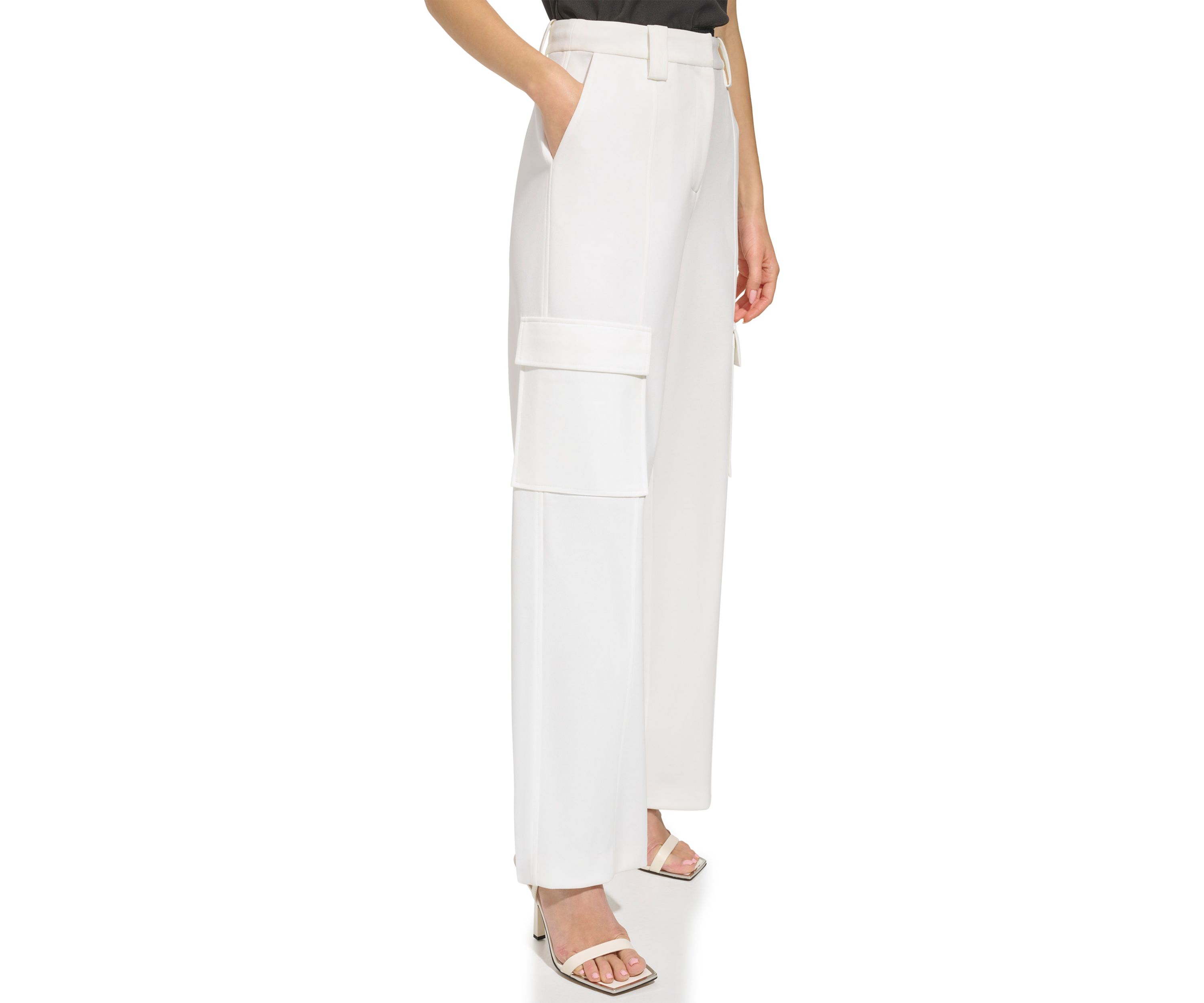 Womens Cargo Wide Leg Pants