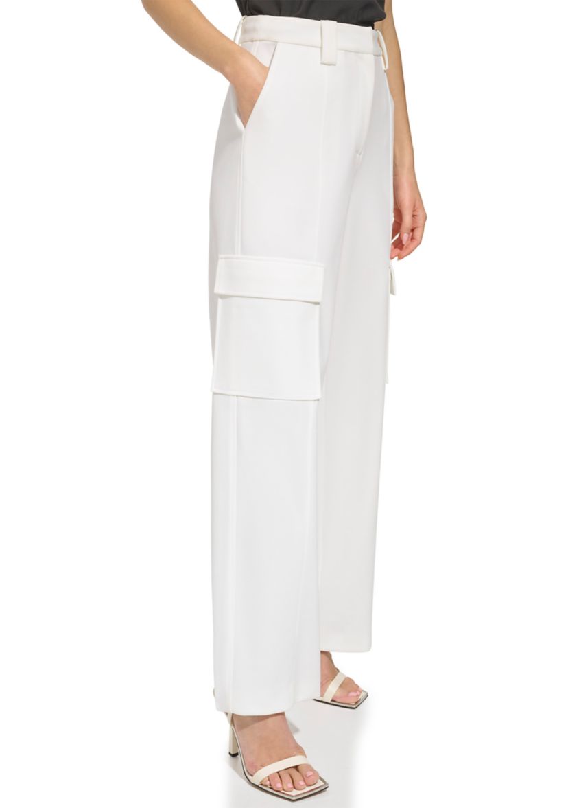 Womens Cargo Wide Leg Pants