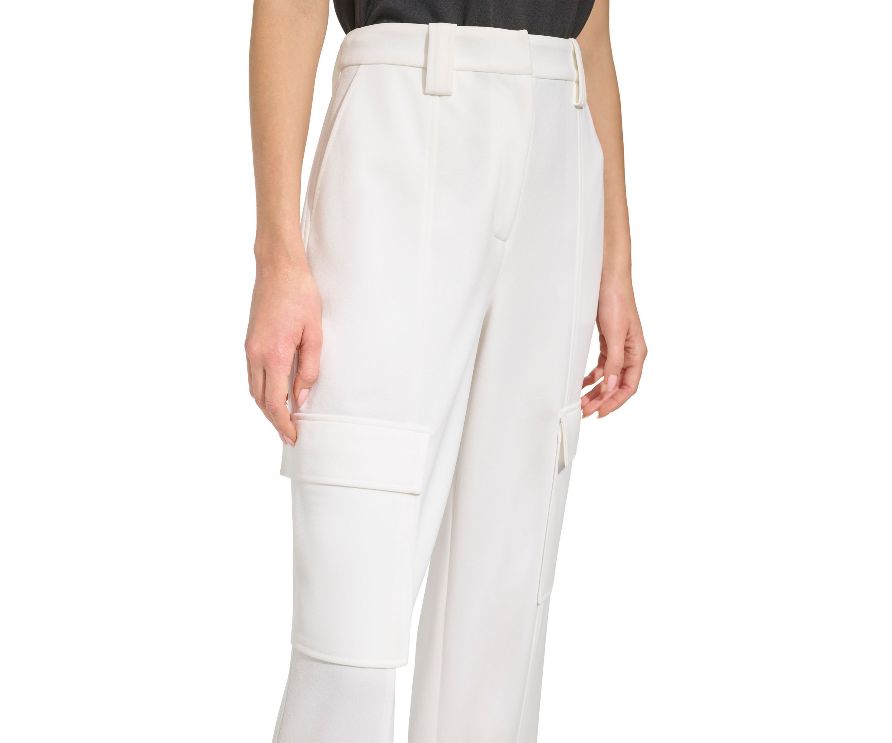 Womens Cargo Wide Leg Pants