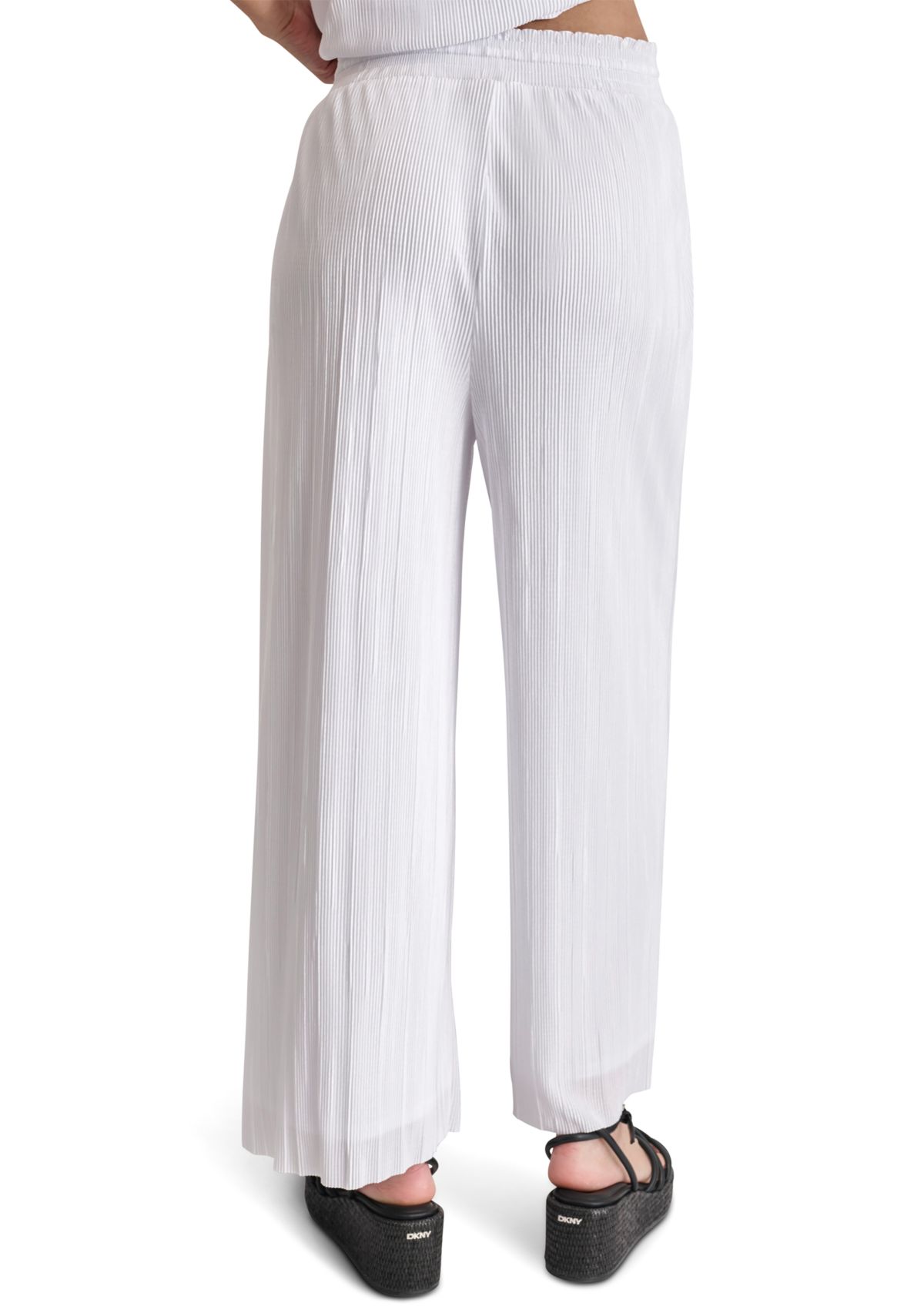 Womens Pull On Plisse Pants