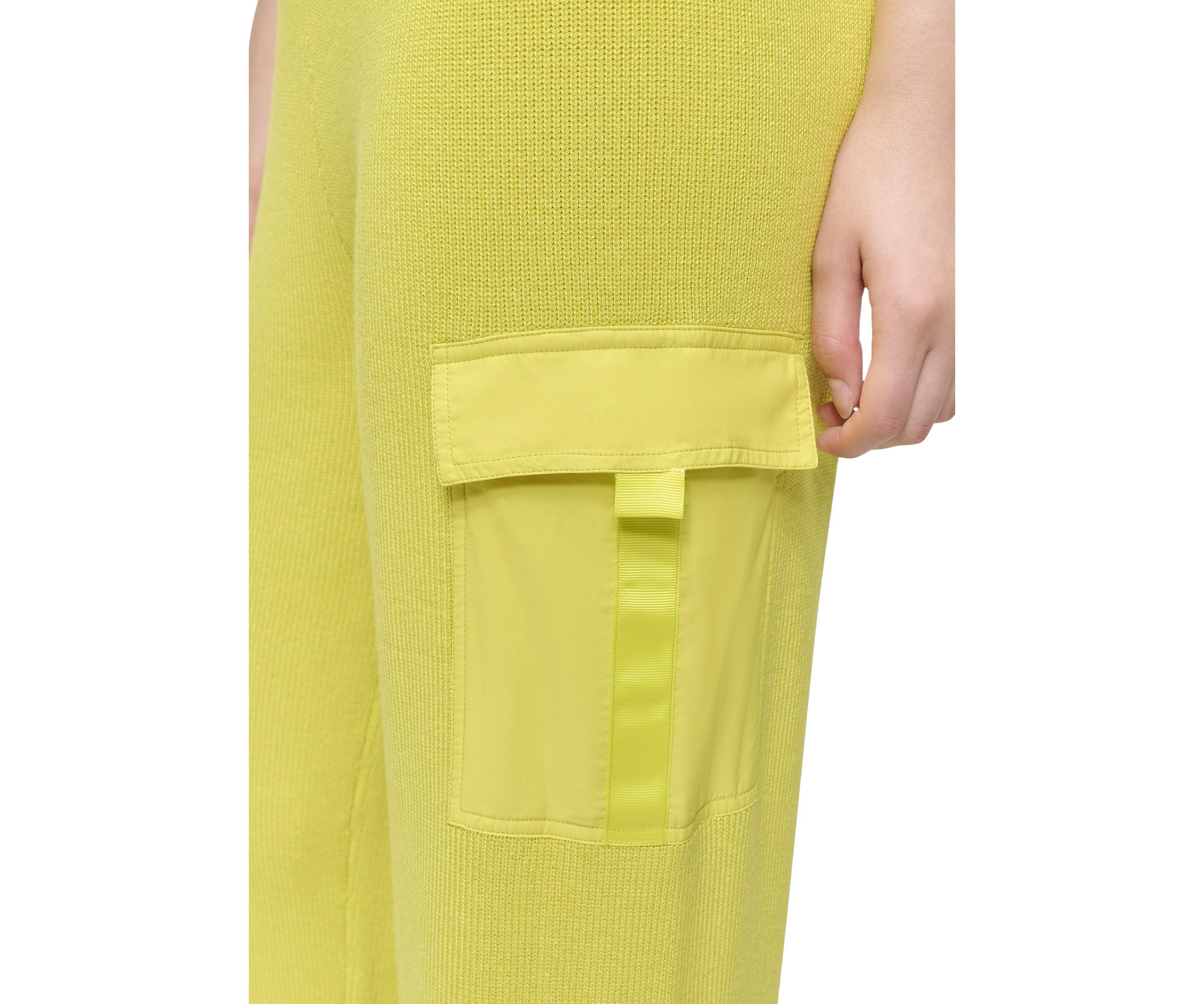 Womens Woven Pocket Athletic Sweater Pants