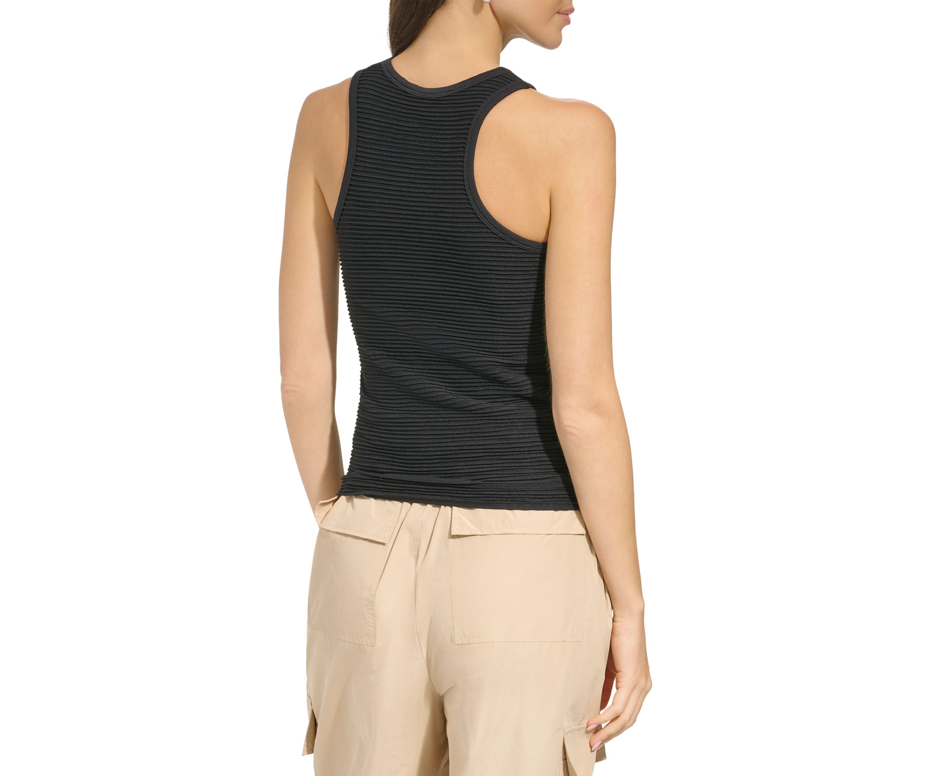 Womens Seamless Textured Racerback Tank