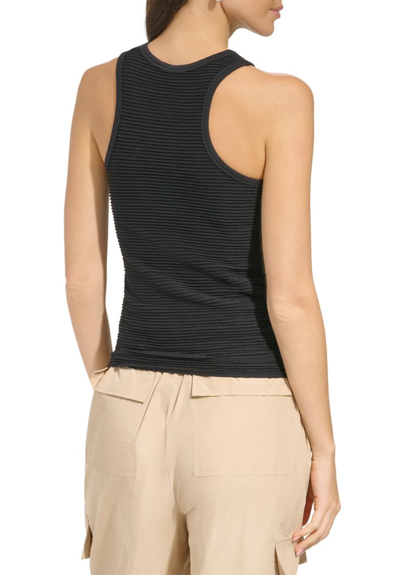 Womens Seamless Textured Racerback Tank