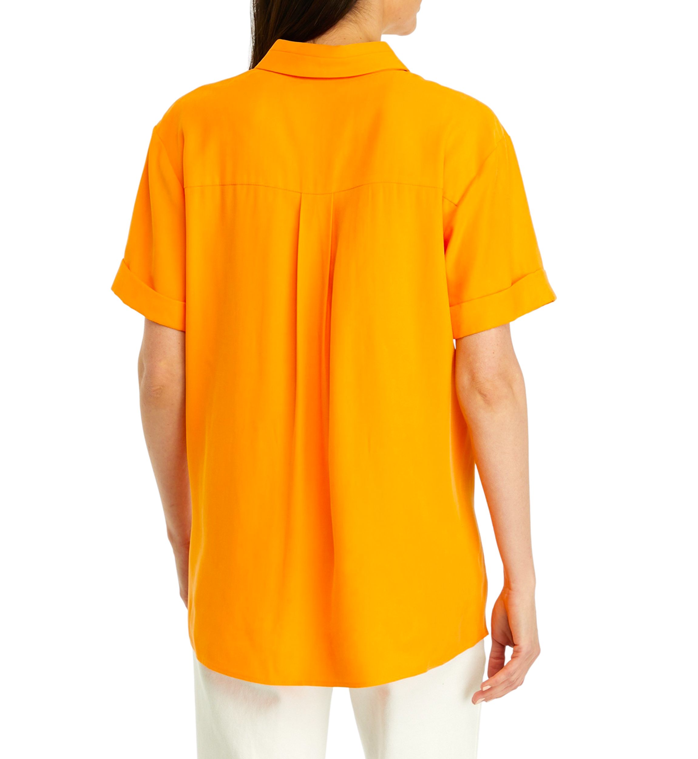 Womens Utility Split Hem Shirt