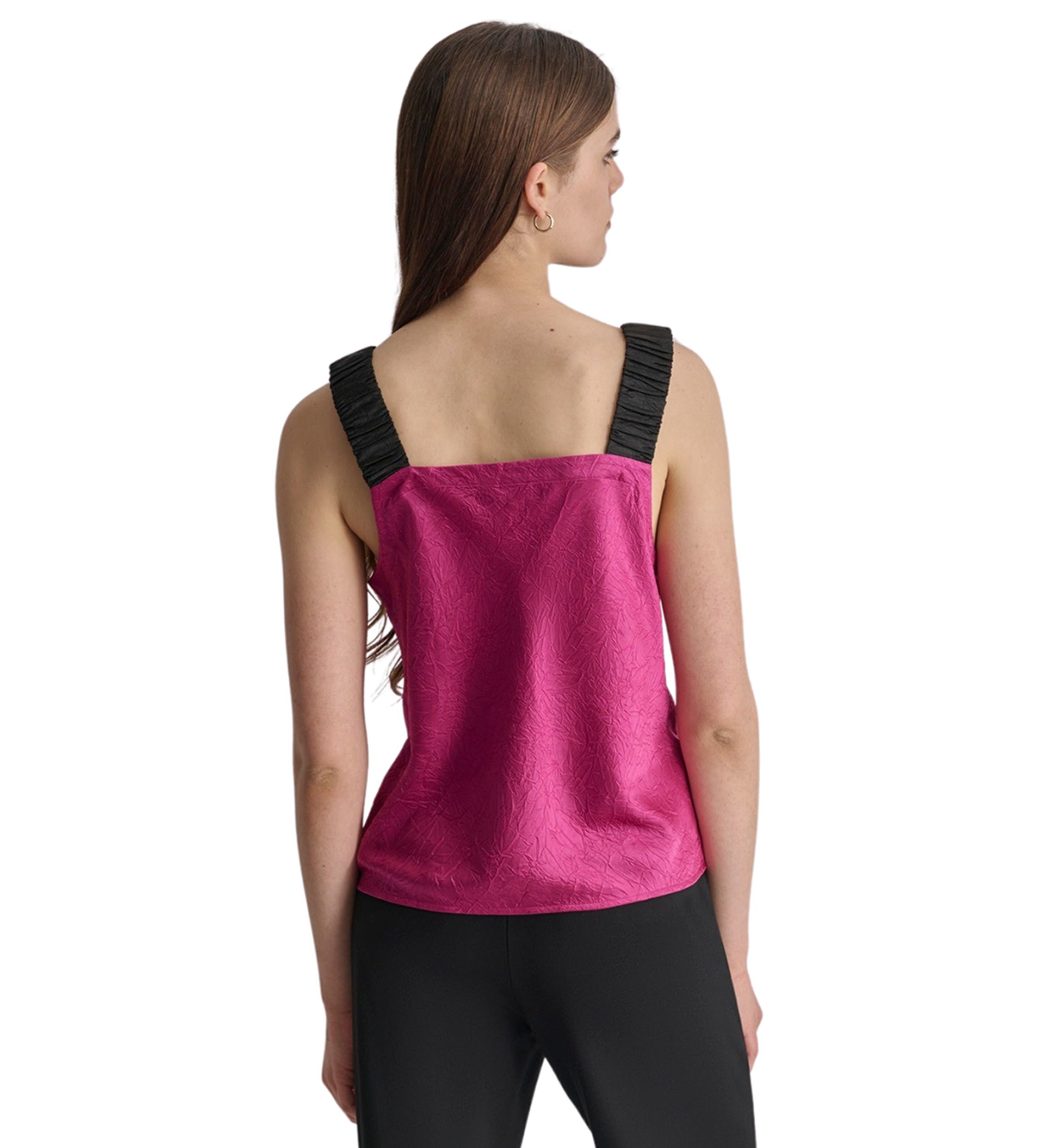 Womens Contrast Strap Tank Top