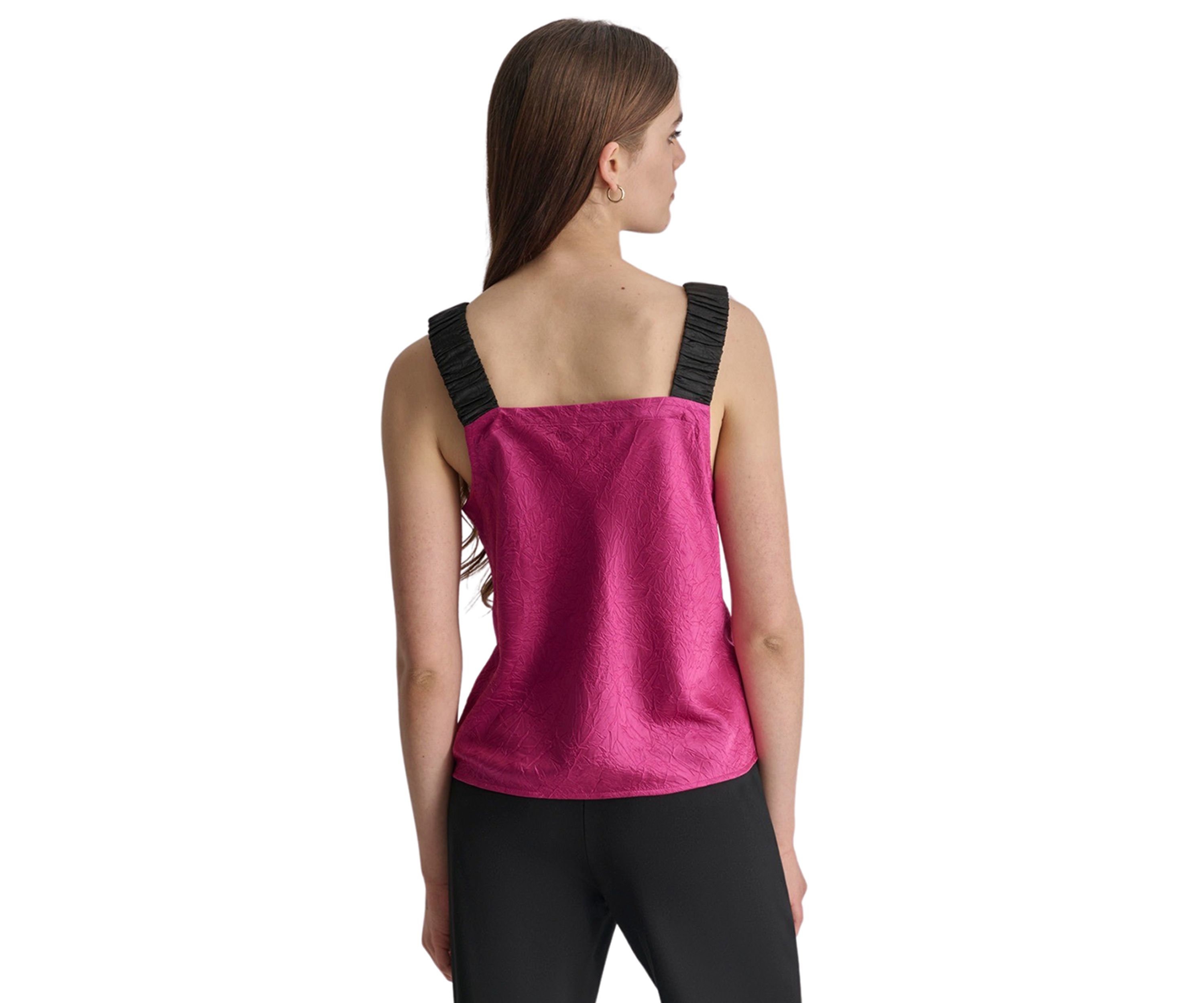 Womens Contrast Strap Tank Top
