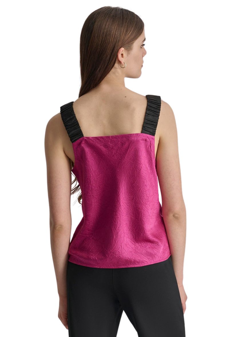 Womens Contrast Strap Tank Top