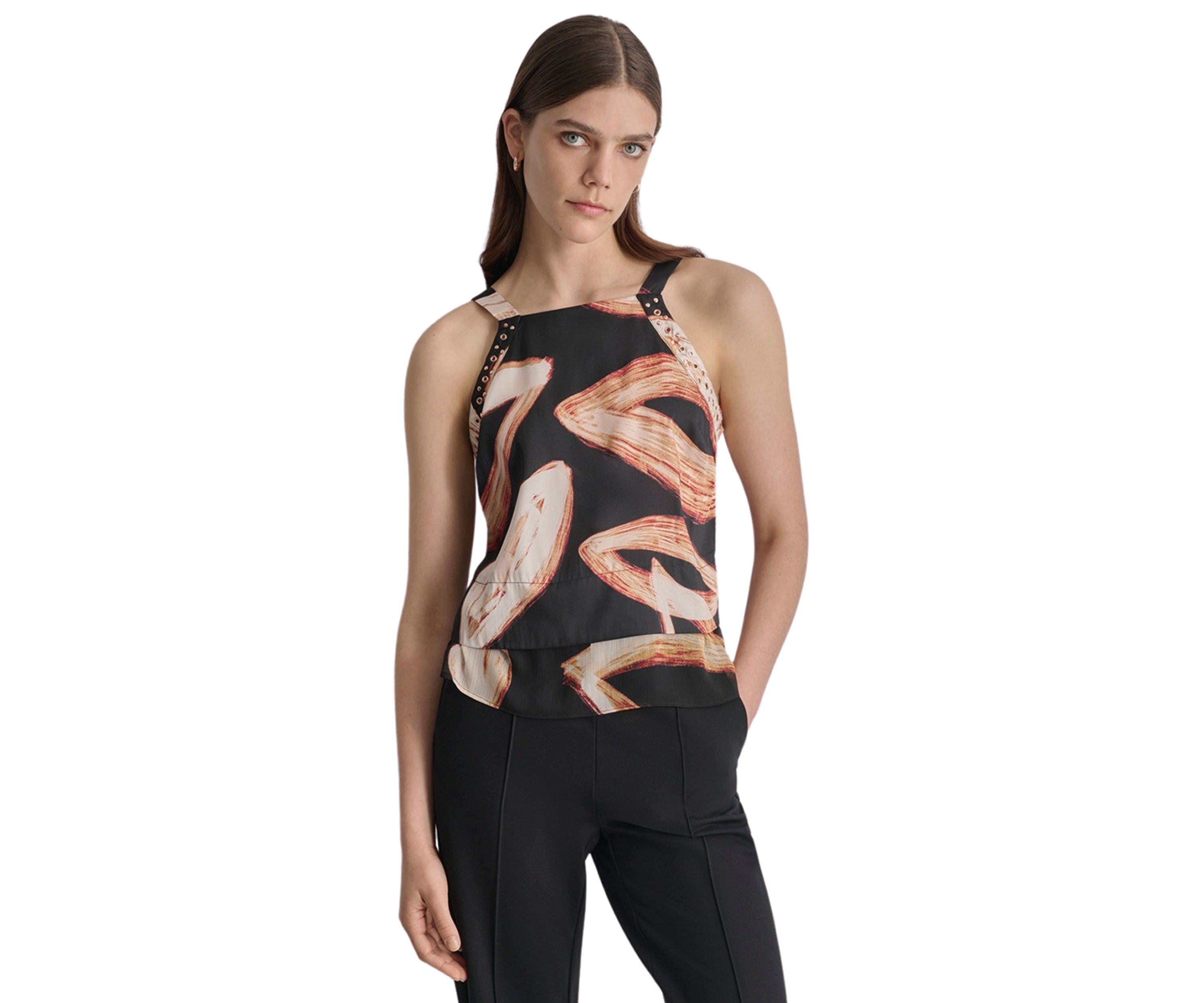 Womens Leaf Print Cami
