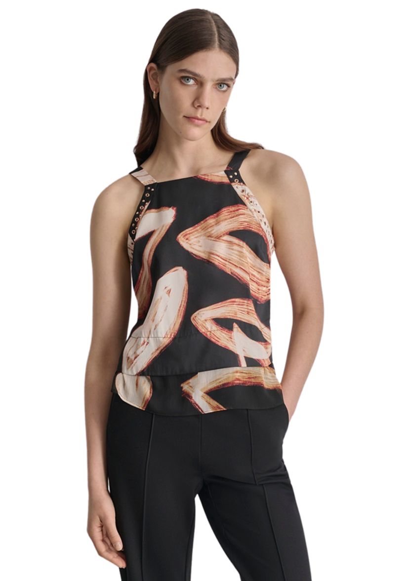 Womens Leaf Print Cami