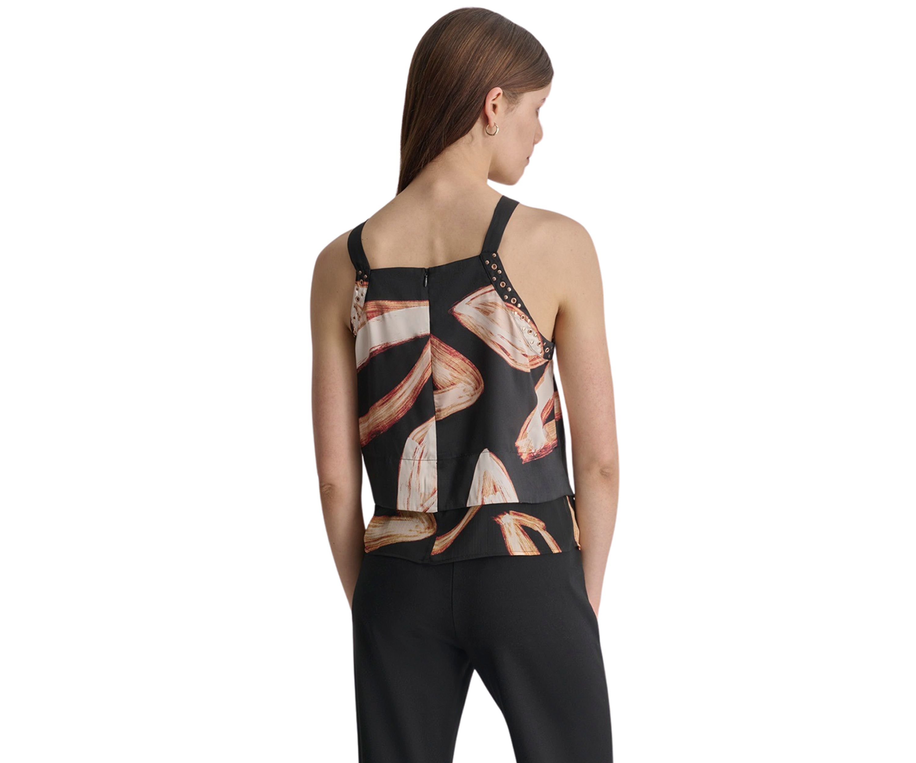 Womens Leaf Print Cami
