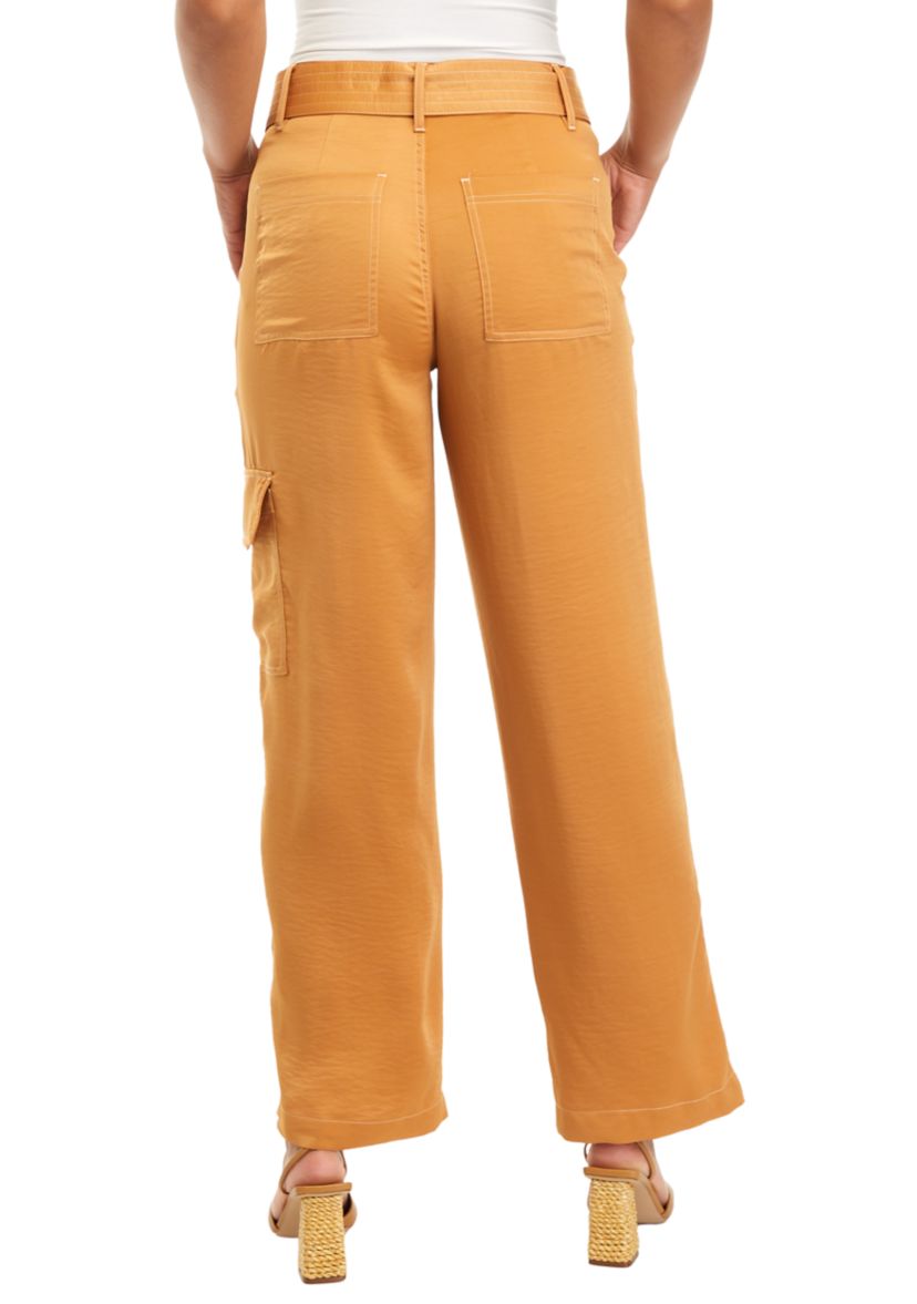 Womens Wide Leg Cargo Pants