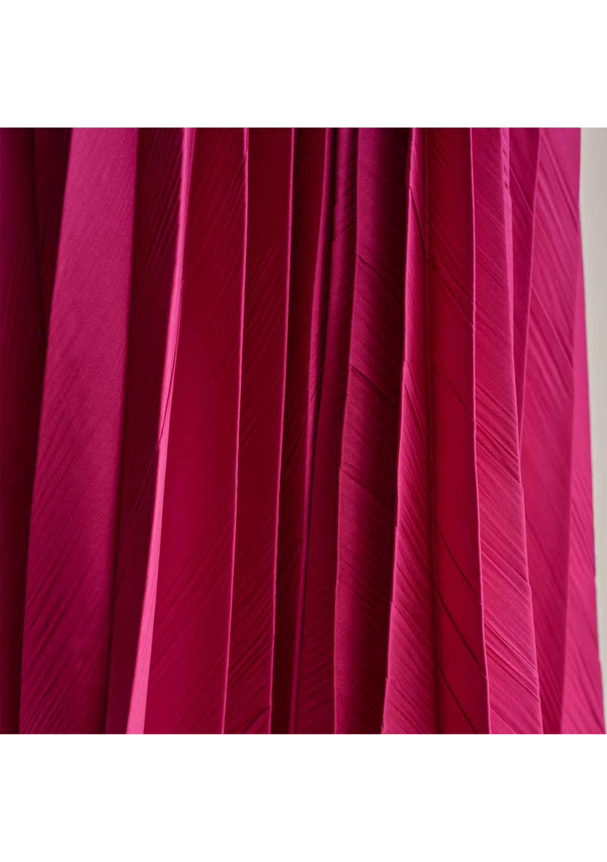 Womens Asymmetric Pleated Skirt