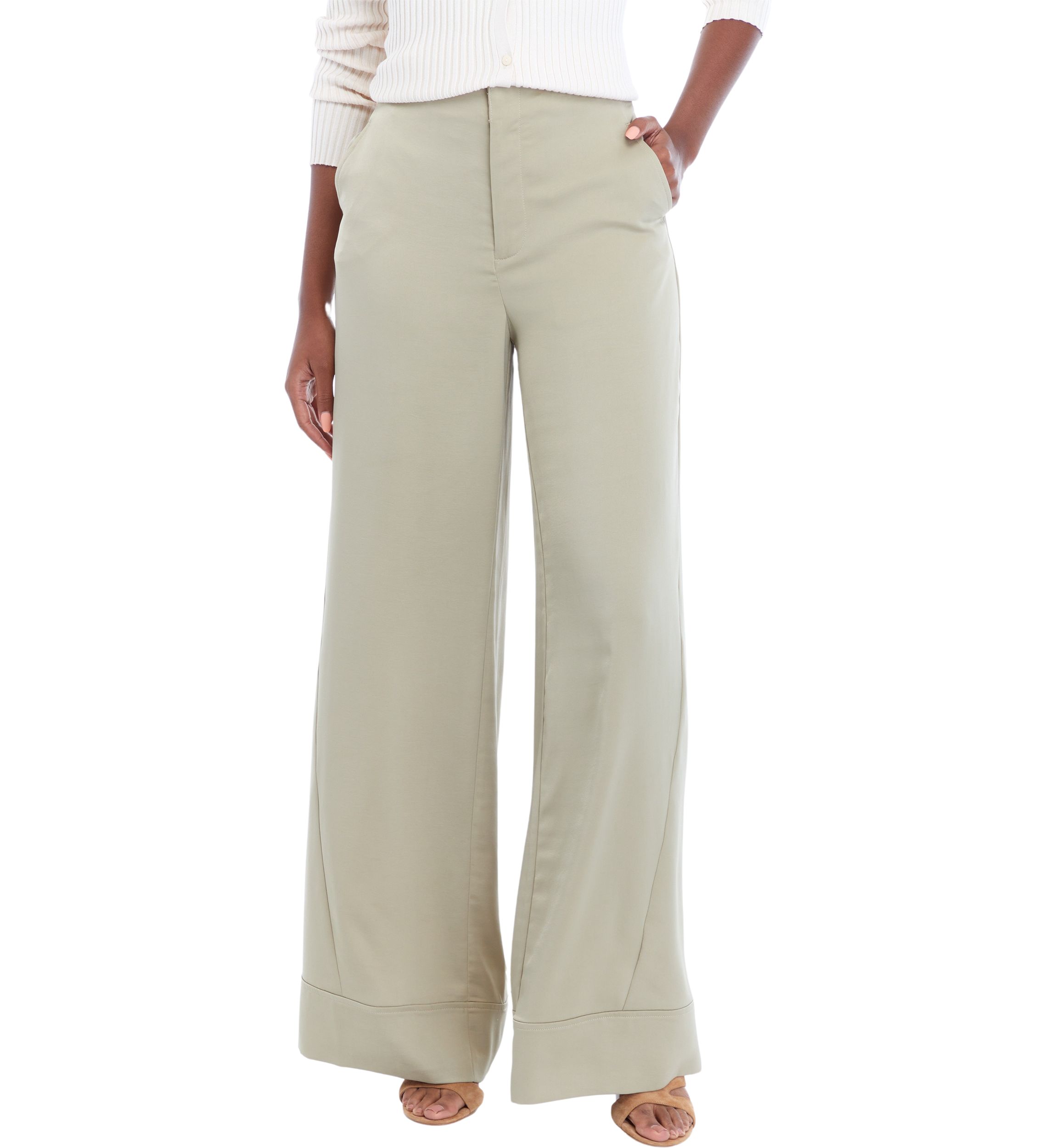 Womens Wide Leg Trousers