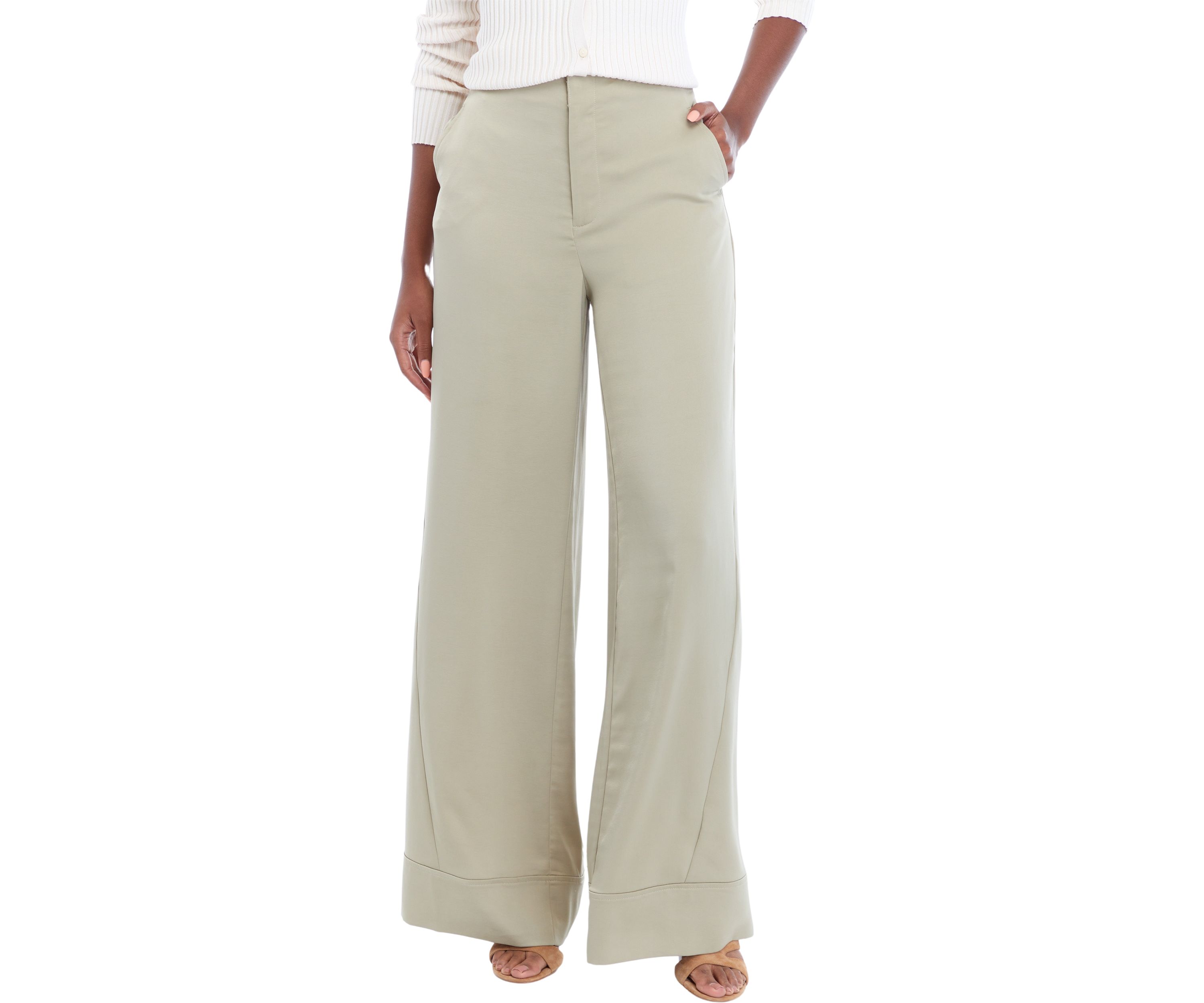 Womens Wide Leg Trousers