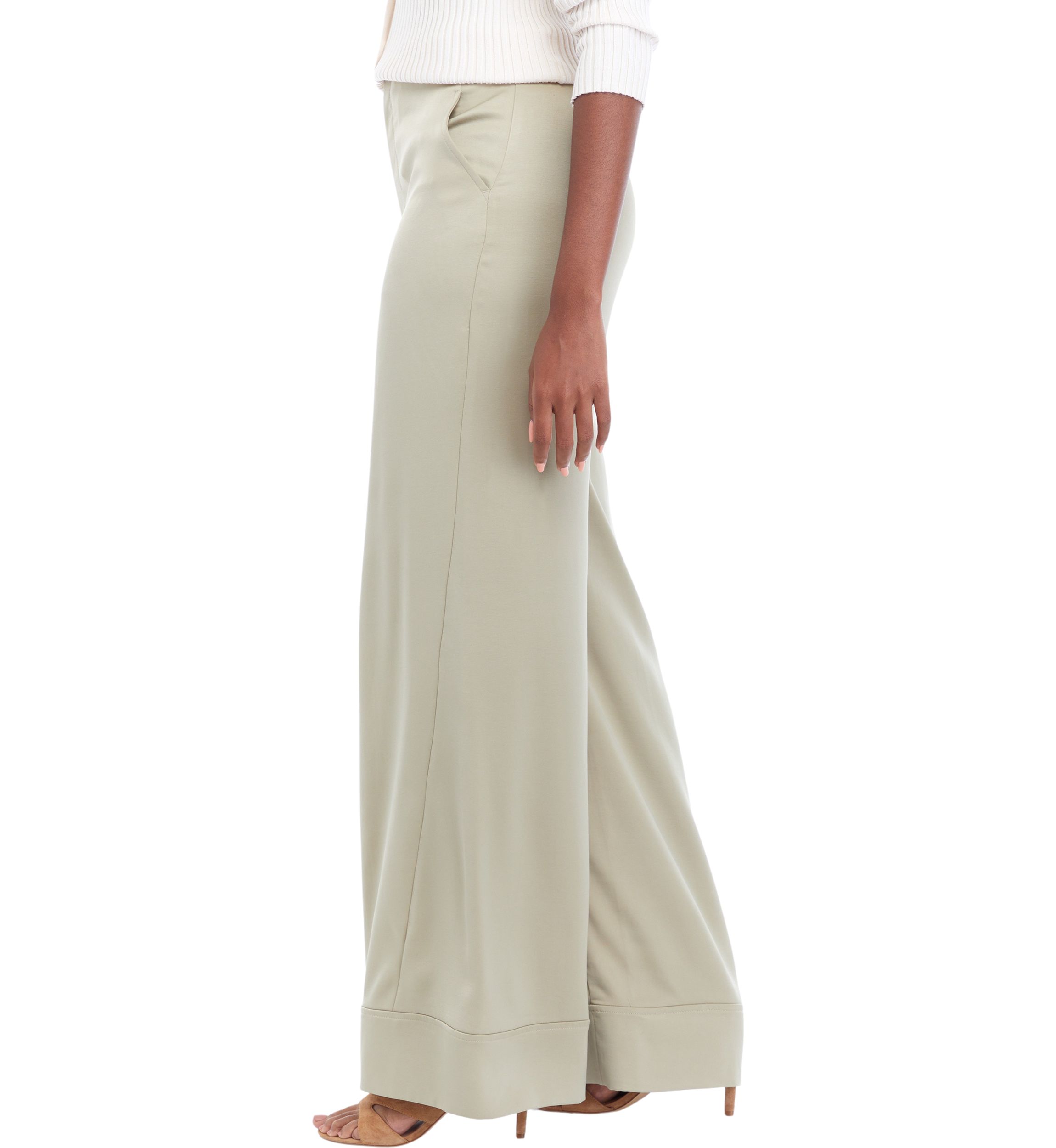 Womens Wide Leg Trousers