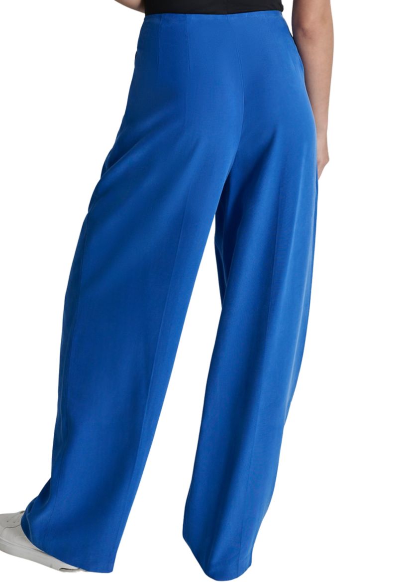 Womens Tie Waist Pleated Pants