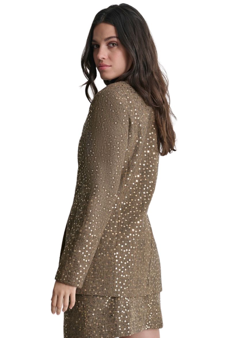 Womens Sequin Menswear Blazer