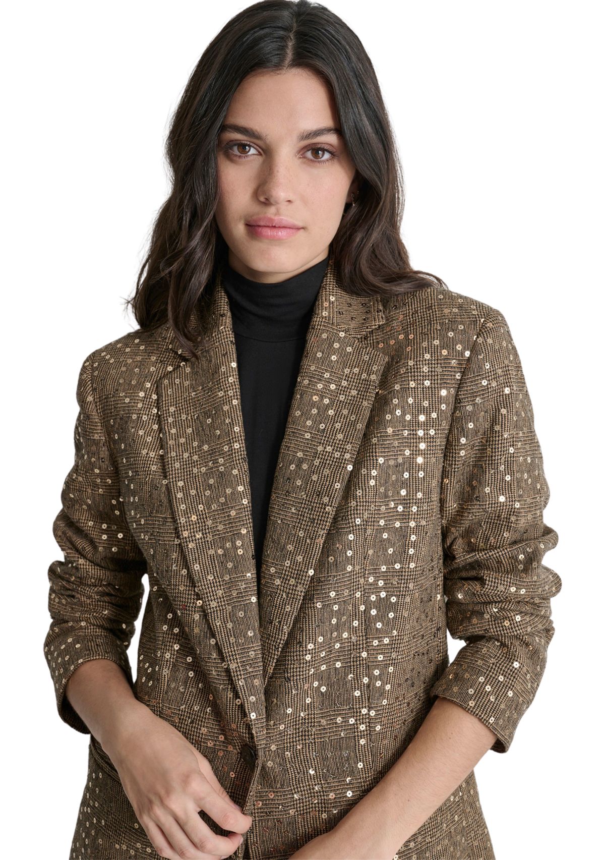 Womens Sequin Menswear Blazer