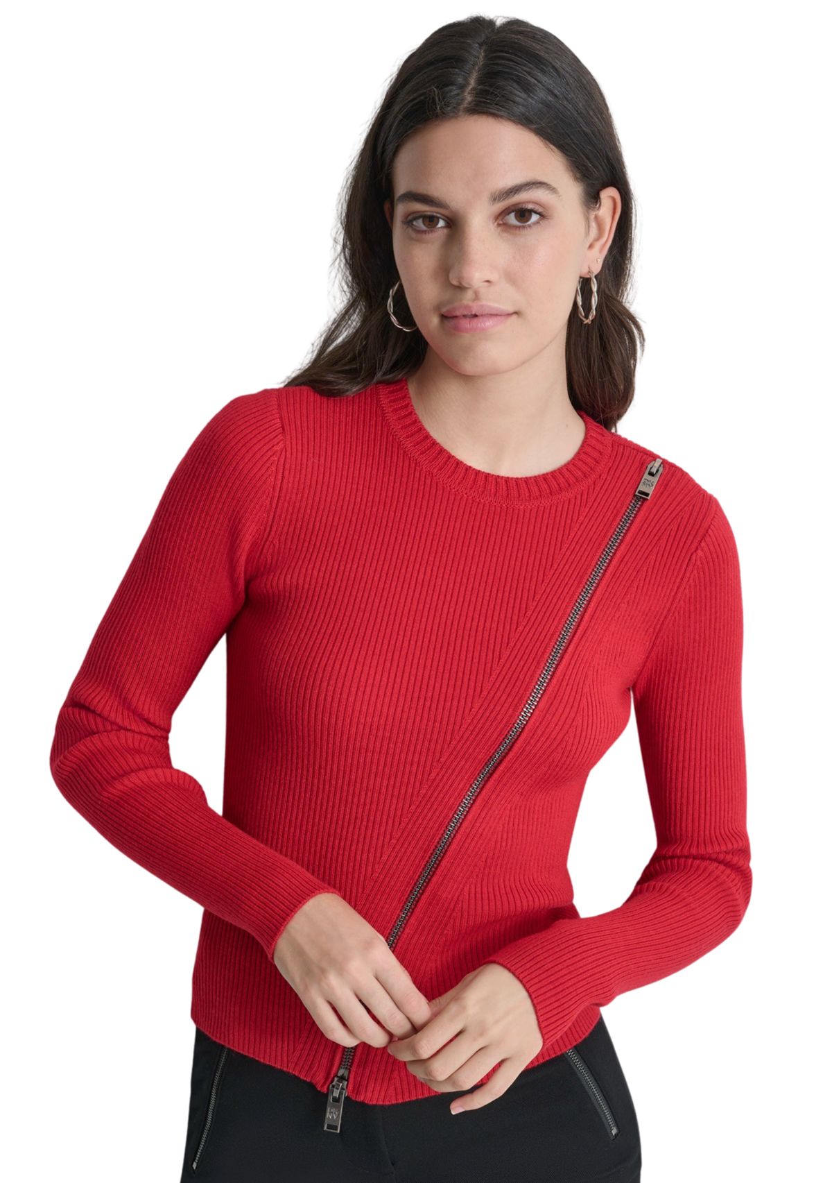 Womens Asymmetrical Sweater 