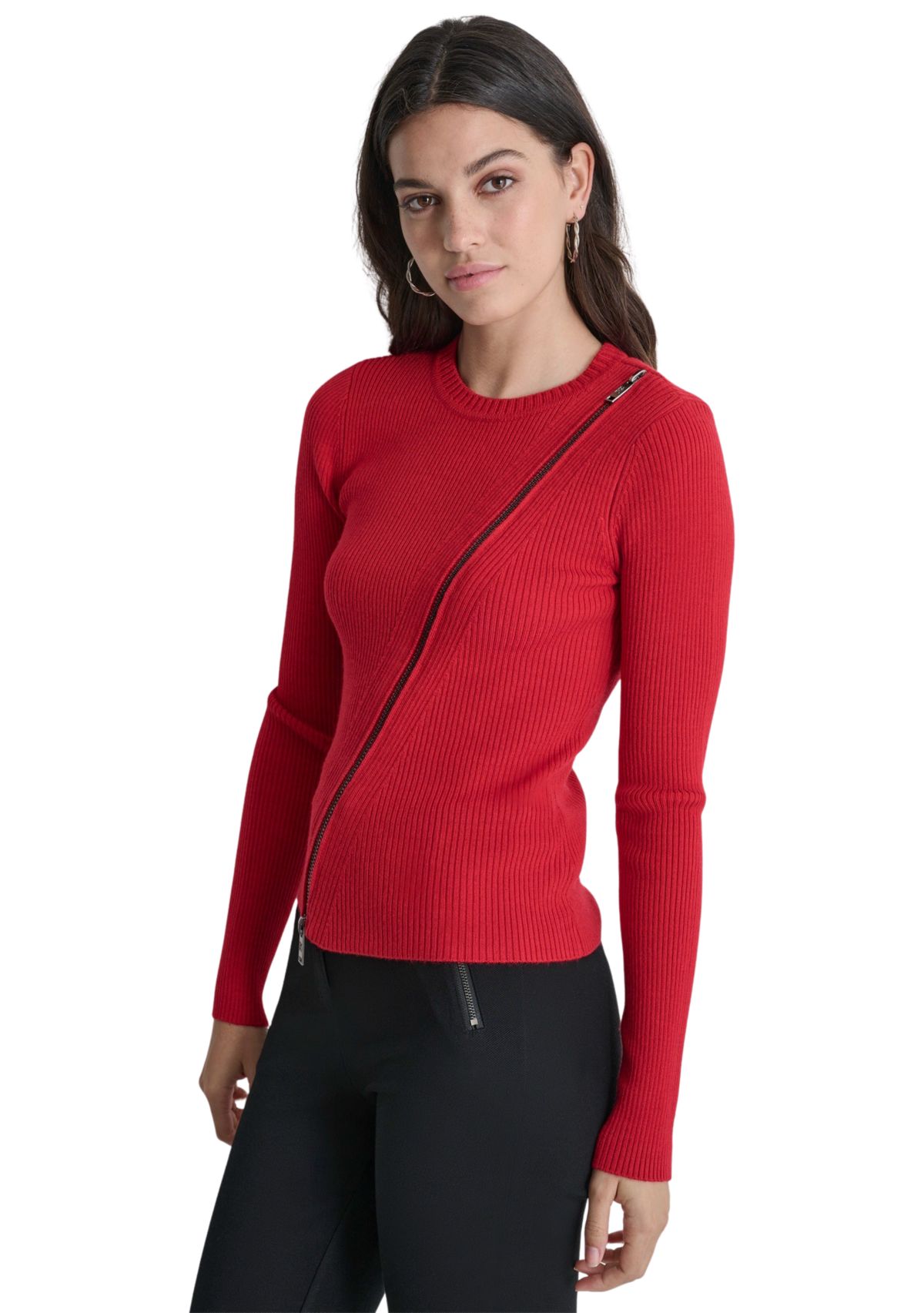 Womens Asymmetrical Sweater 