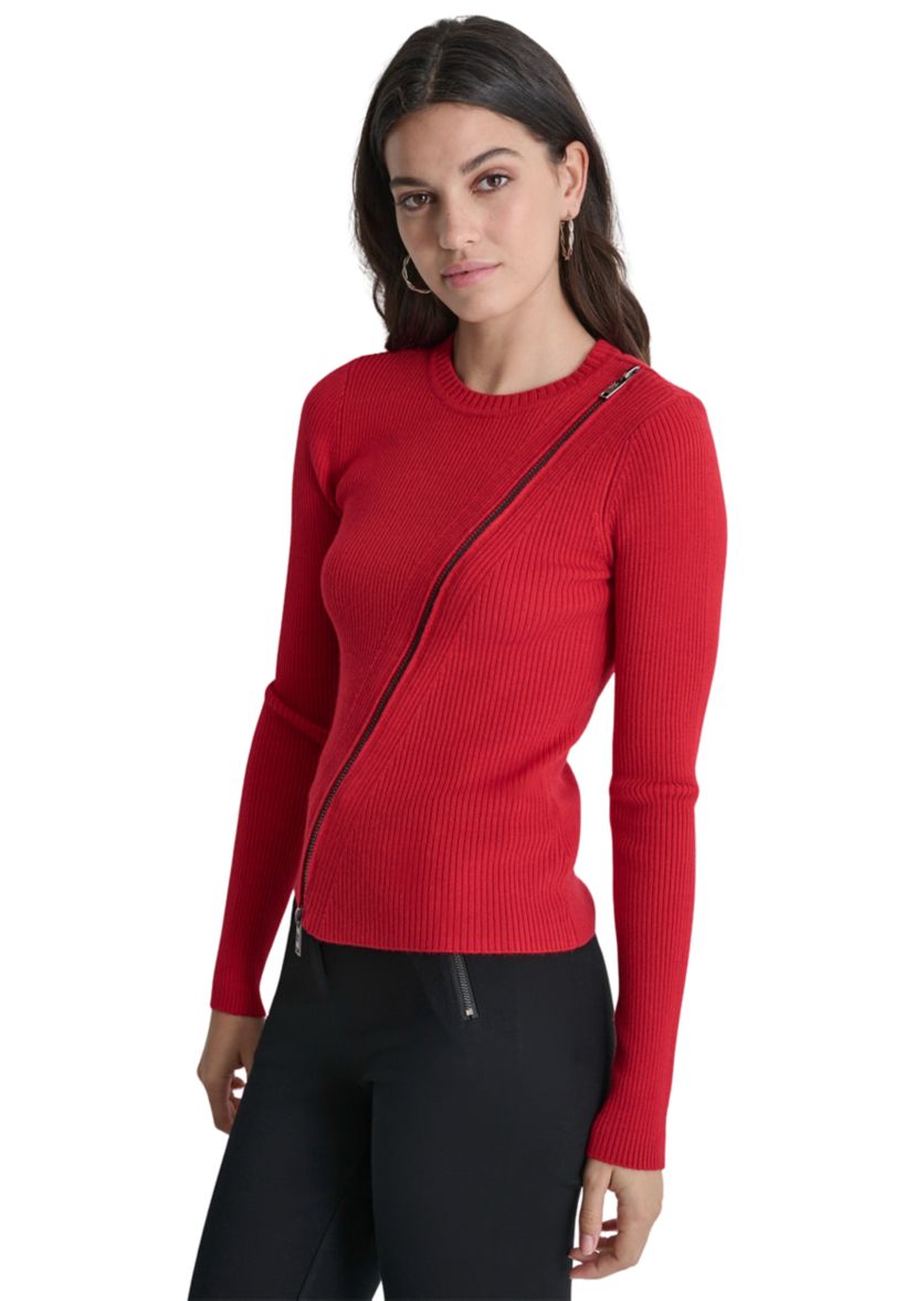 Womens Asymmetrical Sweater 