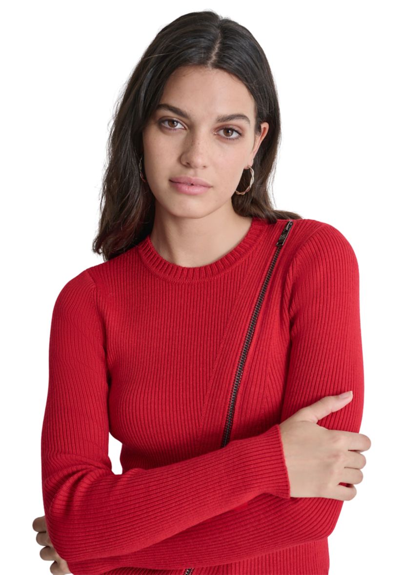 Womens Asymmetrical Sweater 