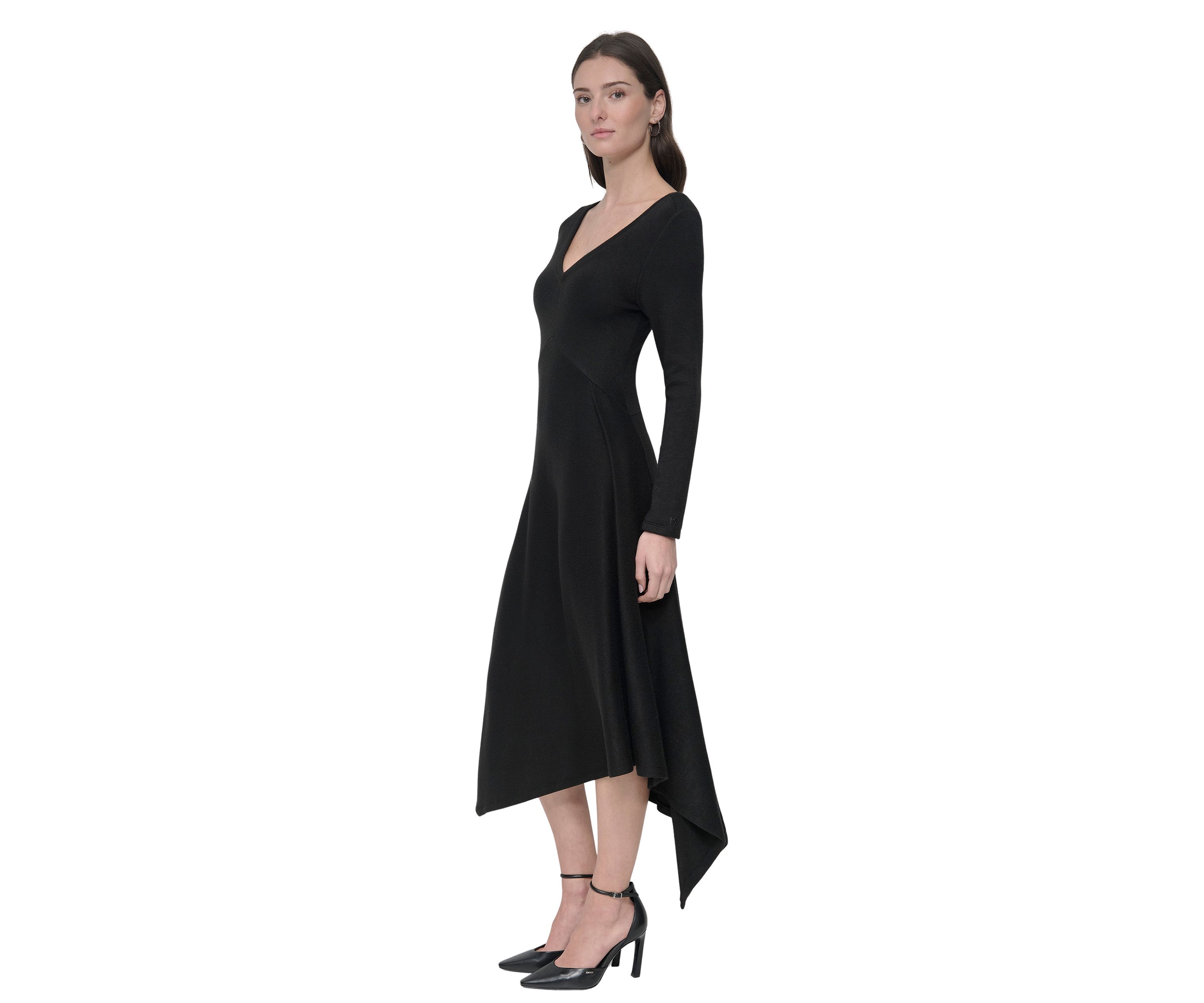 Womens Asymmetric Hem Dress