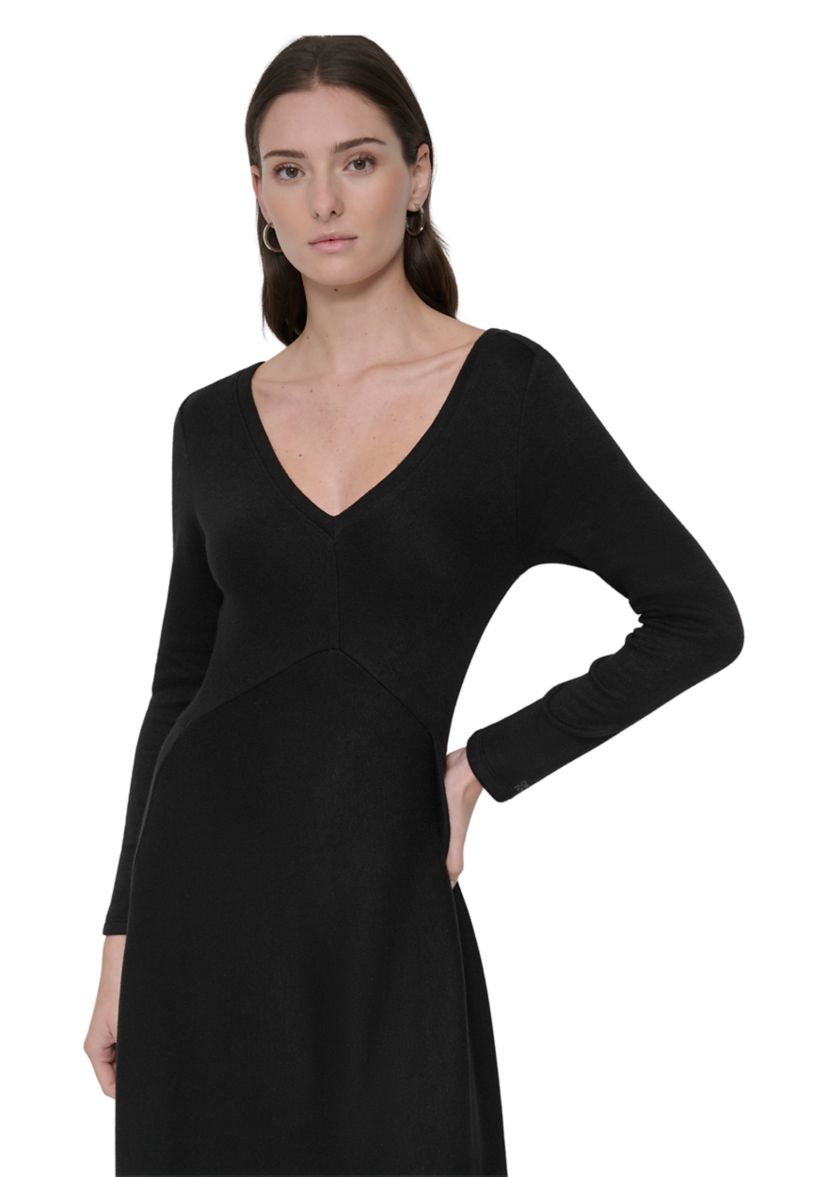 Womens Asymmetric Hem Dress