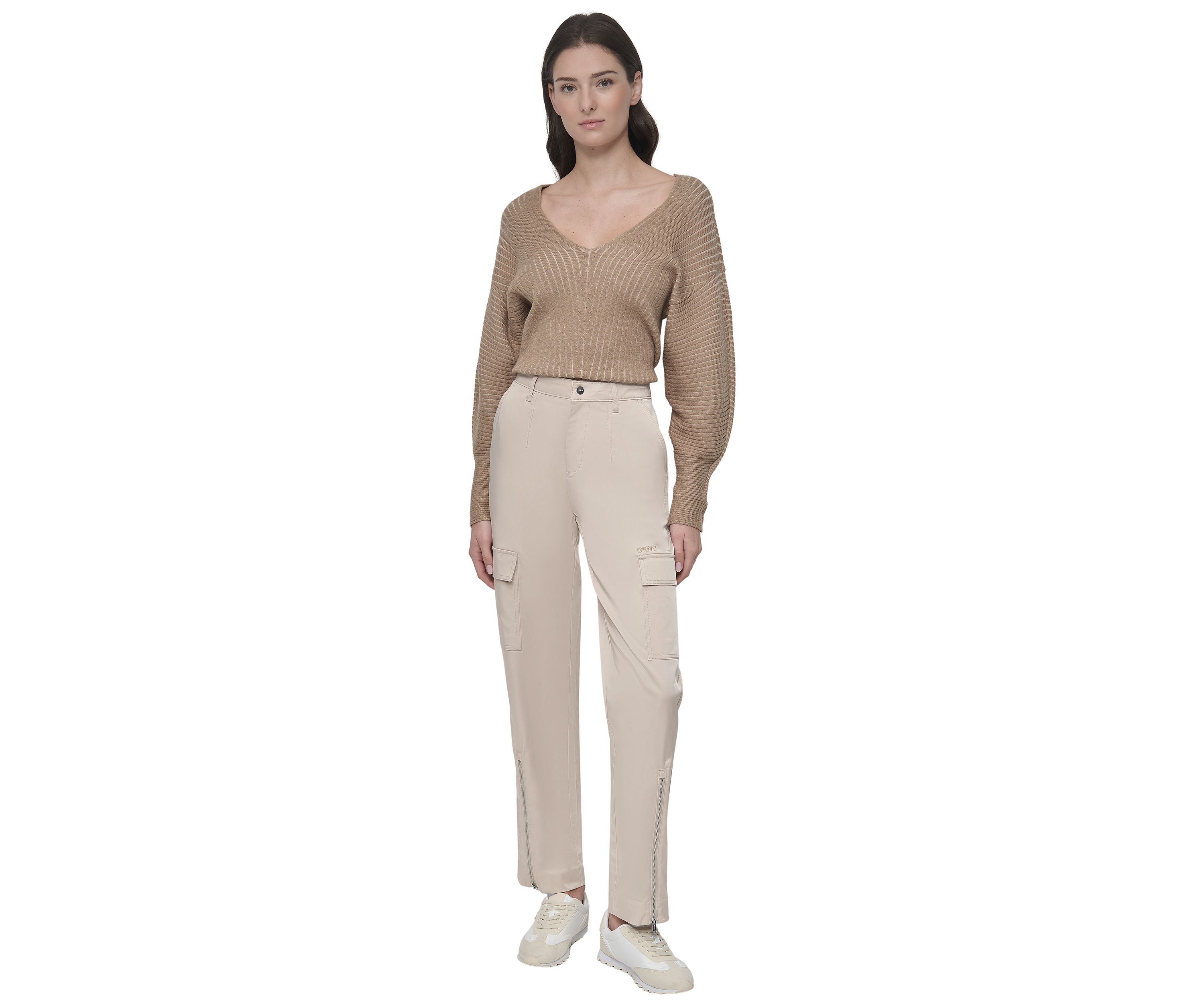 Womens Cargo Chino Pants