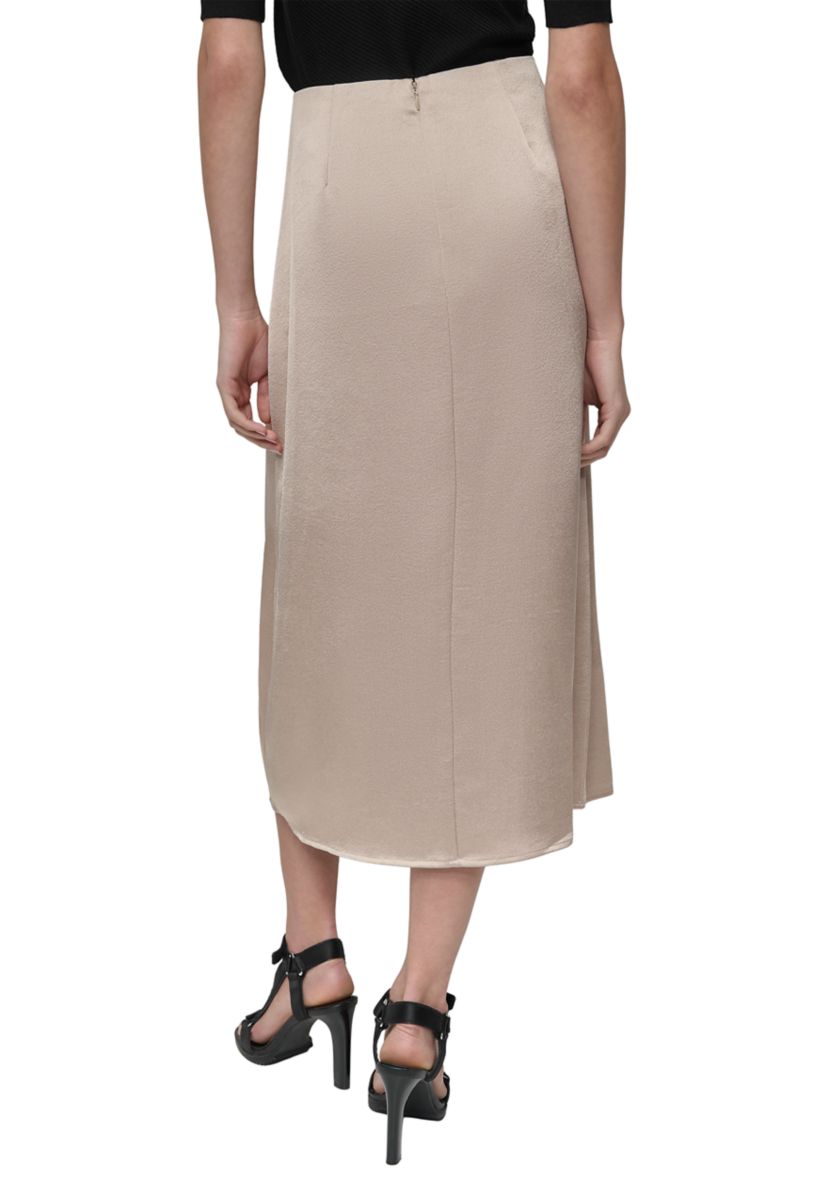 Womens Satin Cargo Skirt