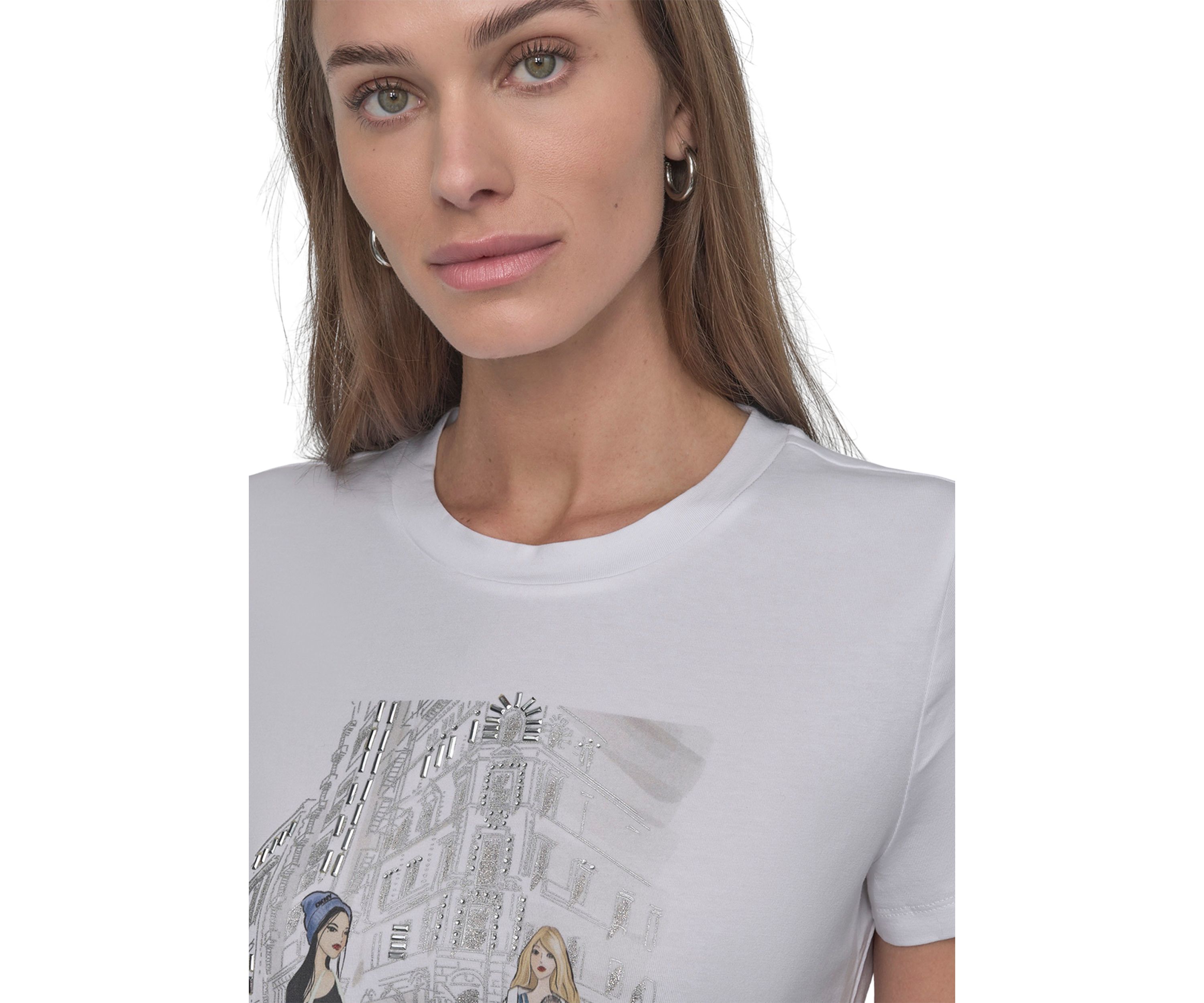 Womens NY Girls Graphic T-Shirt