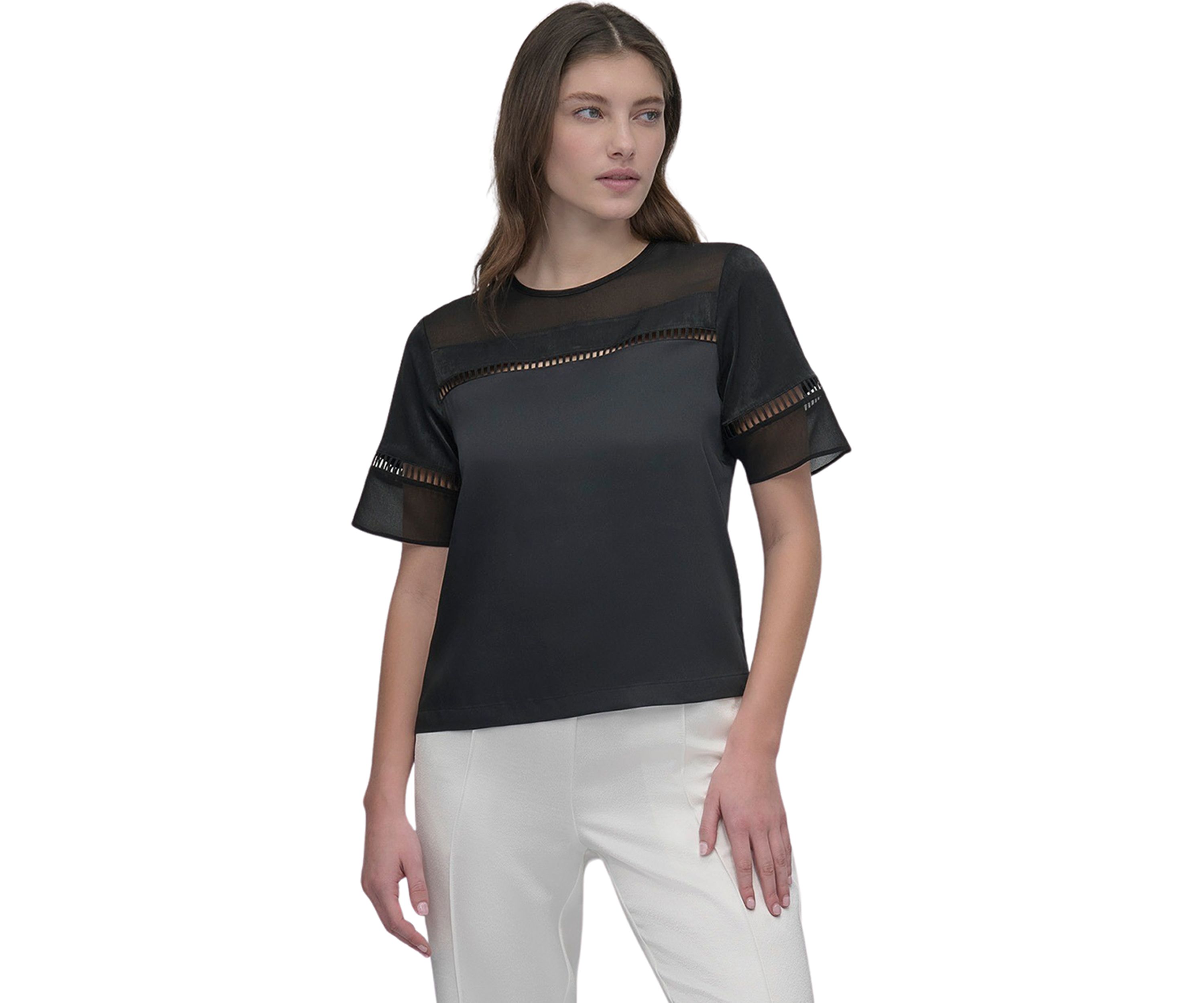 Womens Ladder Lace Blouse
