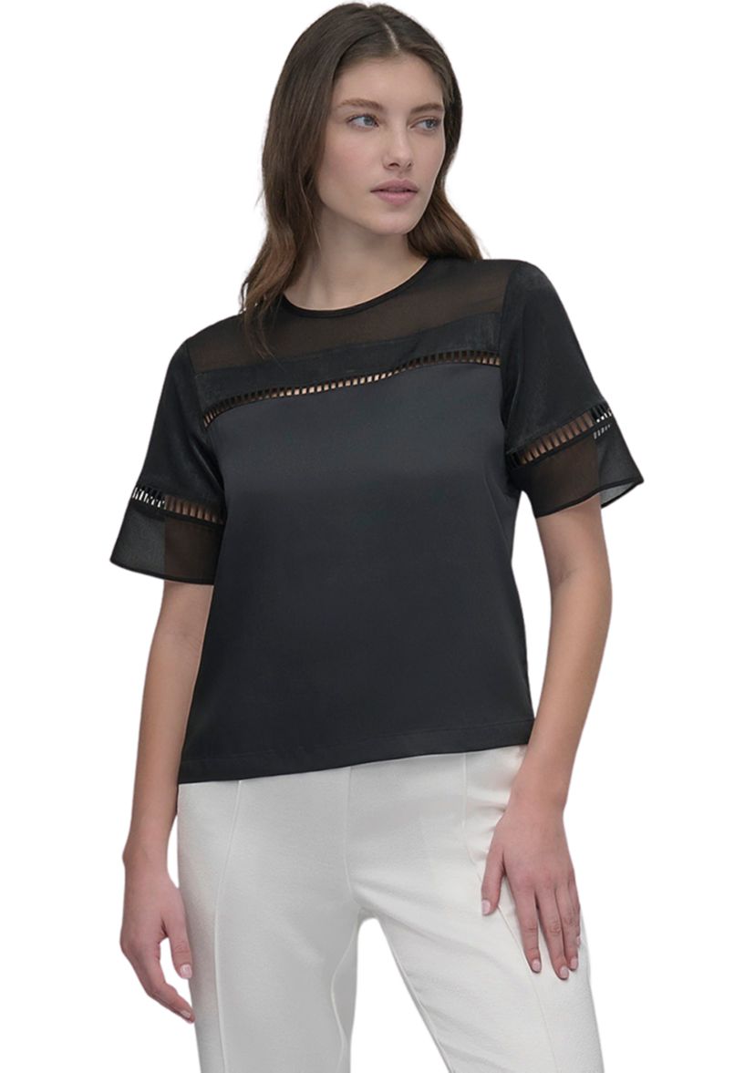 Womens Ladder Lace Blouse