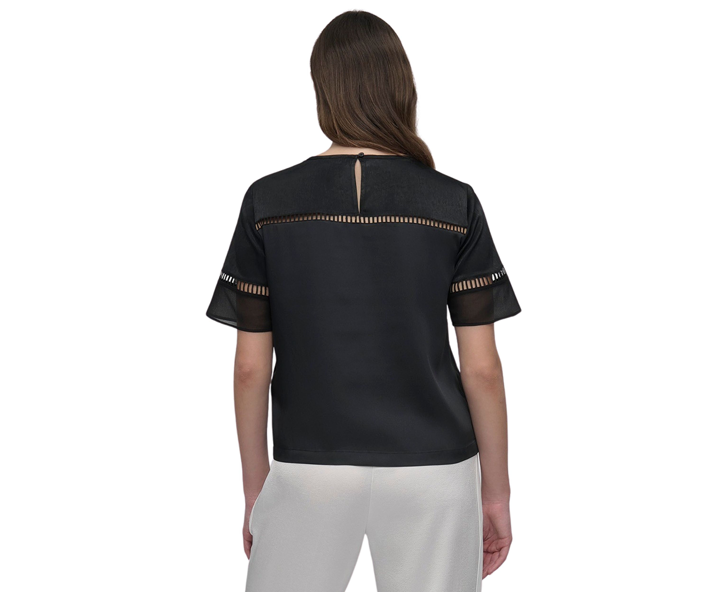 Womens Ladder Lace Blouse