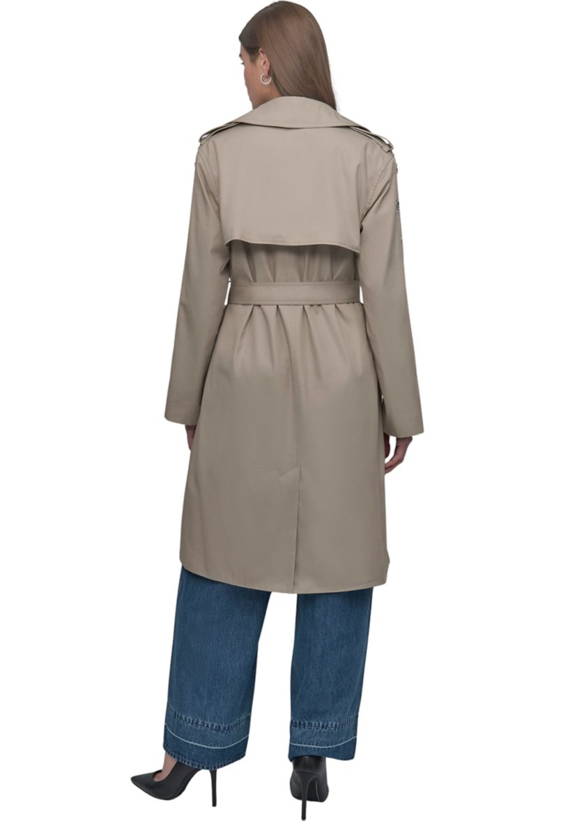 Womens Double Breasted Trench Coat