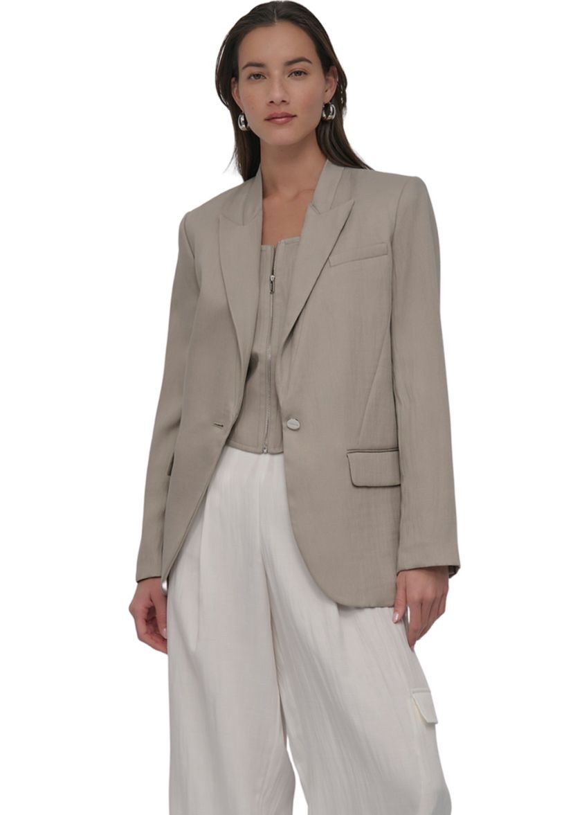 Womens Notch Collar Blazer