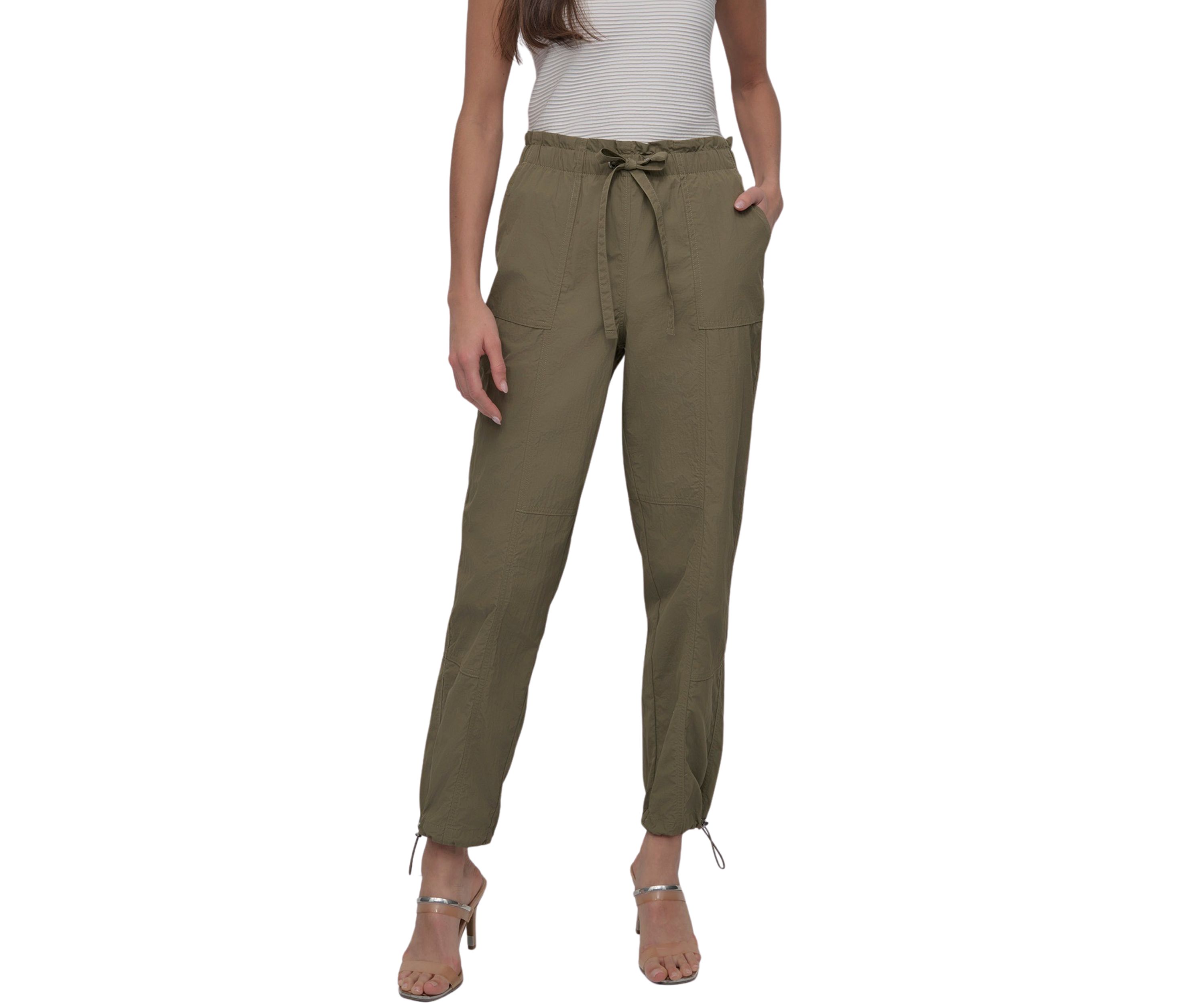 Womens Bungee Cargo Pull On Pants