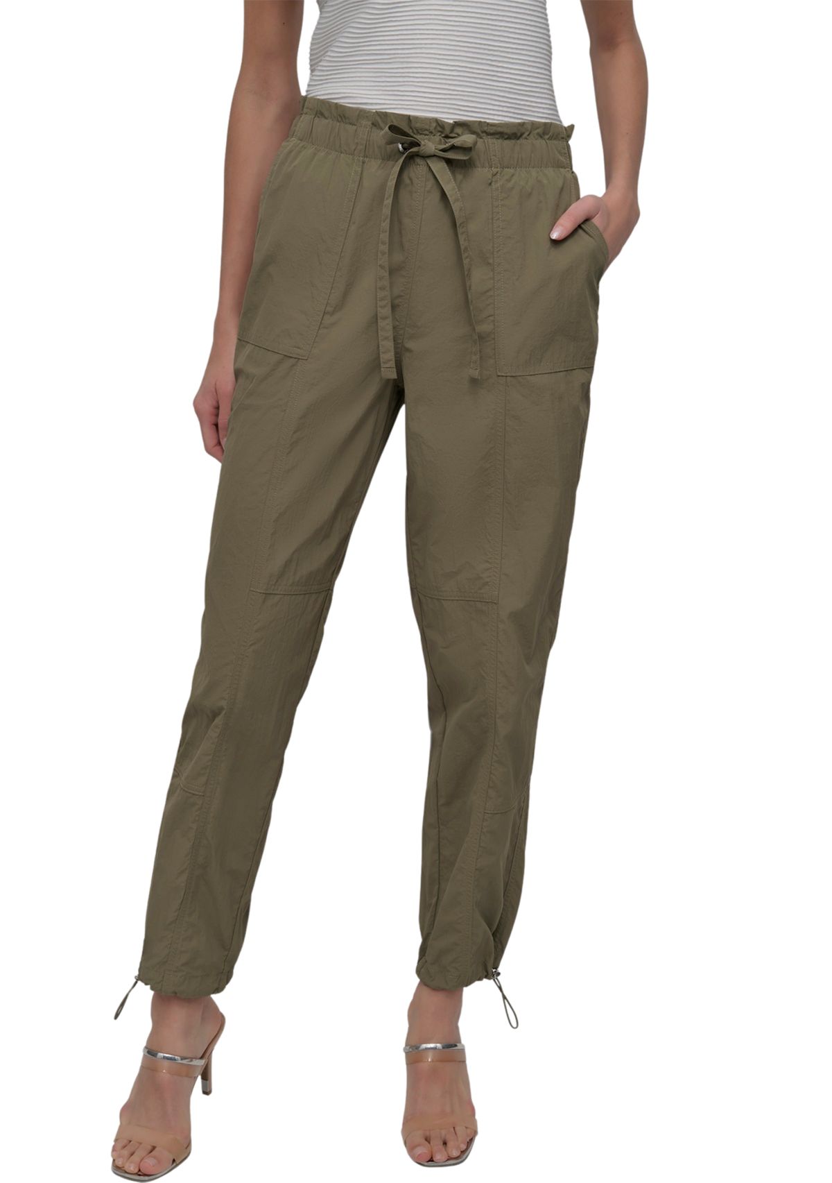 Womens Bungee Cargo Pull On Pants
